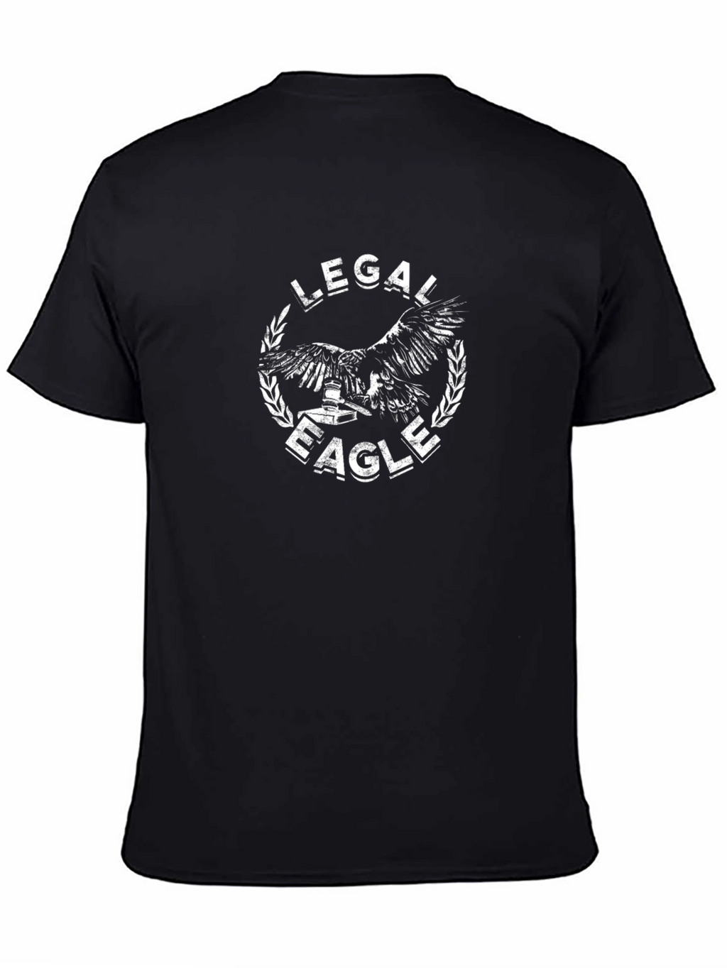 Legal Eagle Graphic T-Shirt - Mens Black Tee