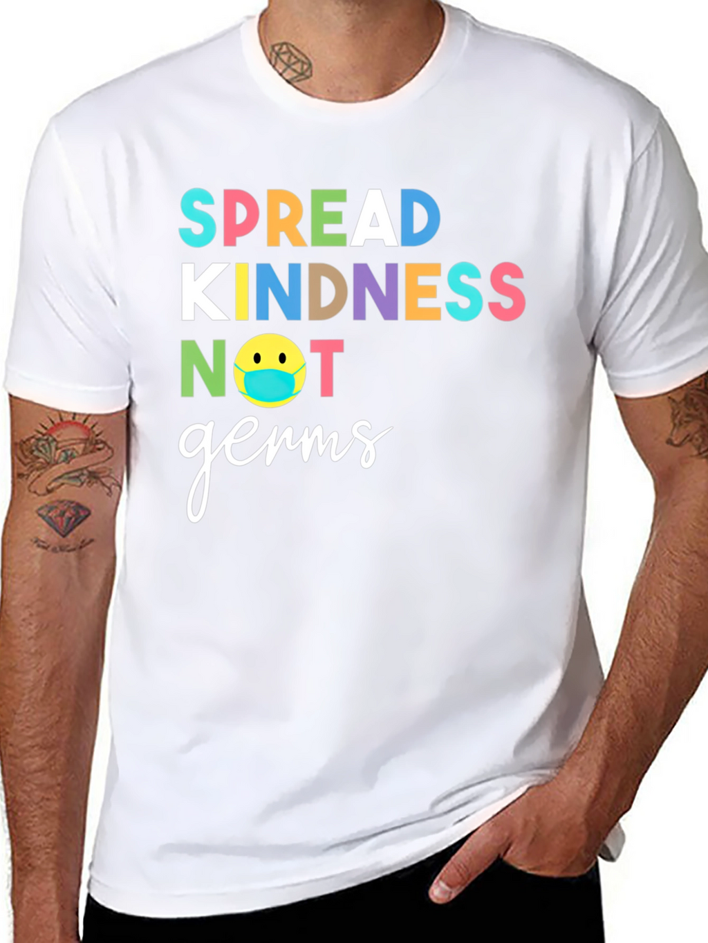 Spread Kindness T-Shirt - Black Graphic Tee