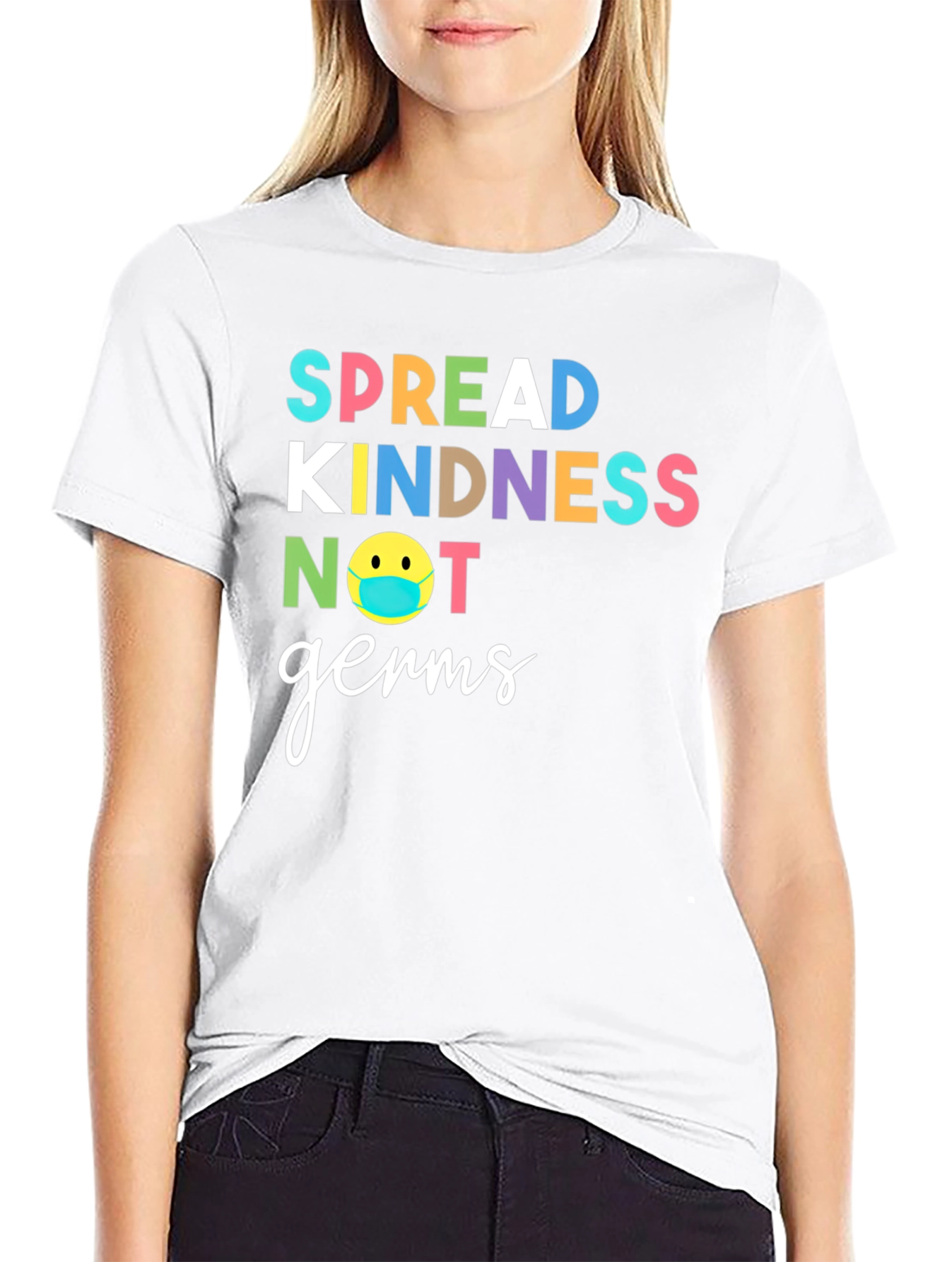 Spread Kindness T-Shirt - Black Graphic Tee