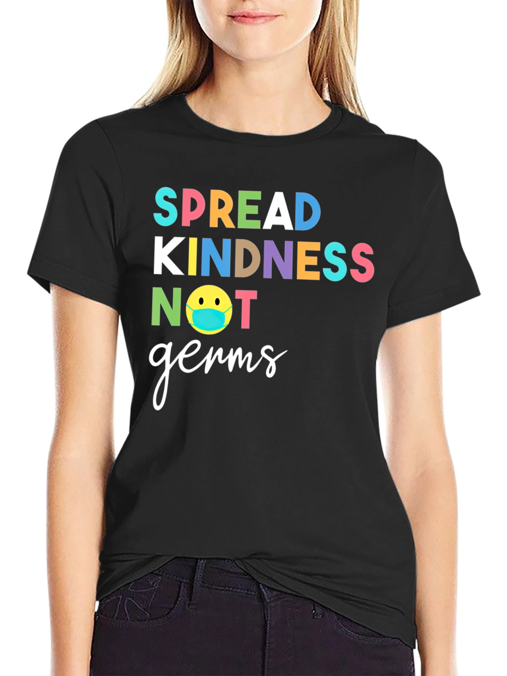 Spread Kindness T-Shirt - Black Graphic Tee