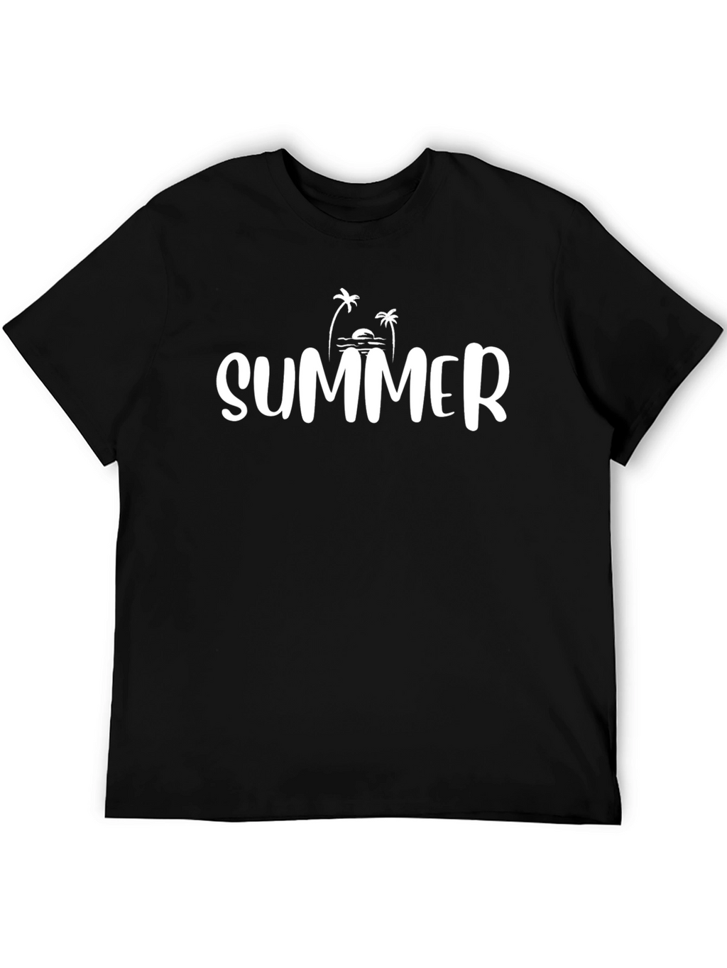 Summer Palm Tree T-Shirt - Casual Vacation Tee