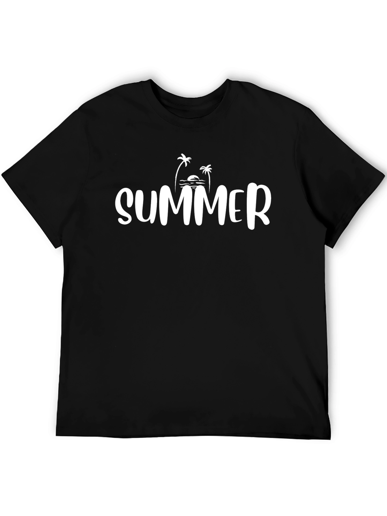 Summer Palm Tree T-Shirt - Casual Vacation Tee