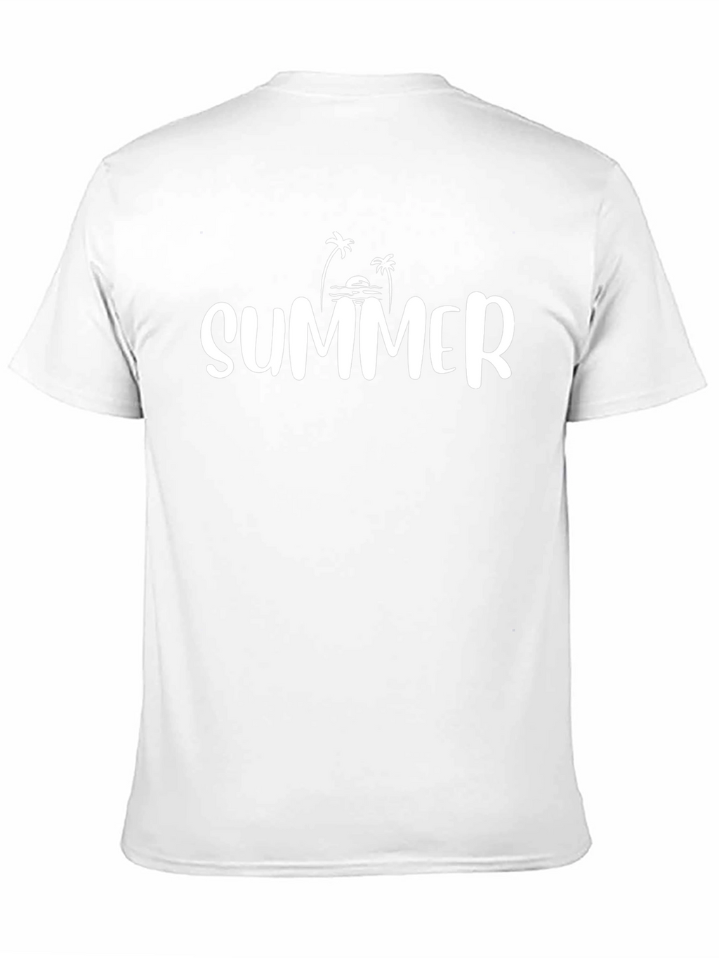 Summer Palm Tree T-Shirt - Casual Vacation Tee