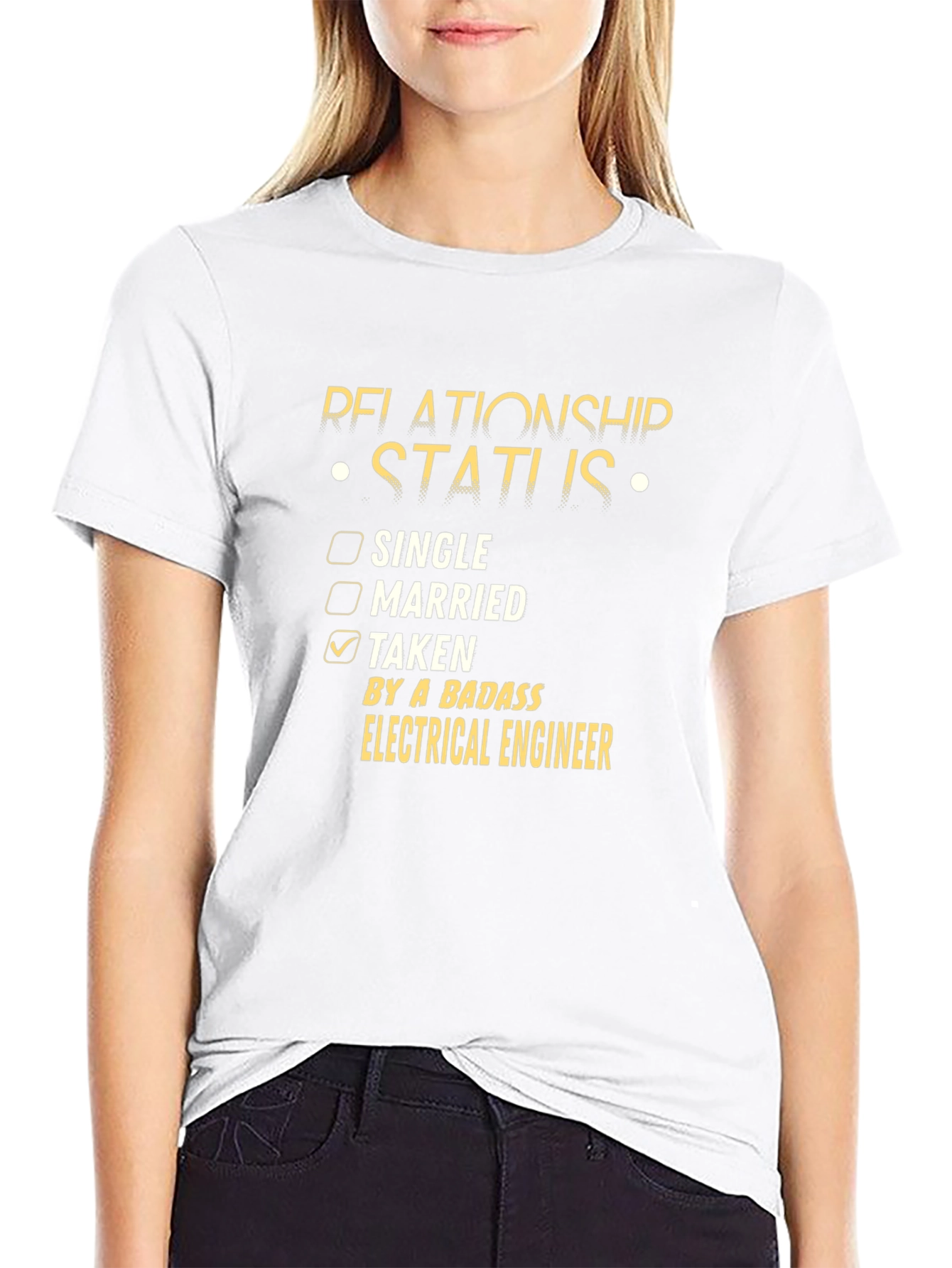 Relationship Status: Taken by a Badass Electrical Engineer T-Shirt