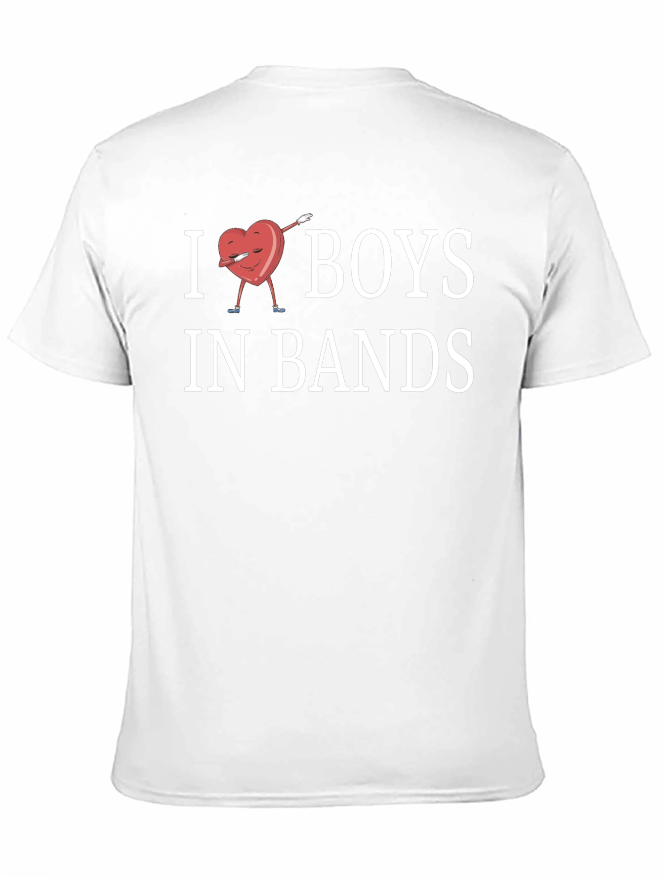 I Heart Boys in Bands Novelty T-Shirt
