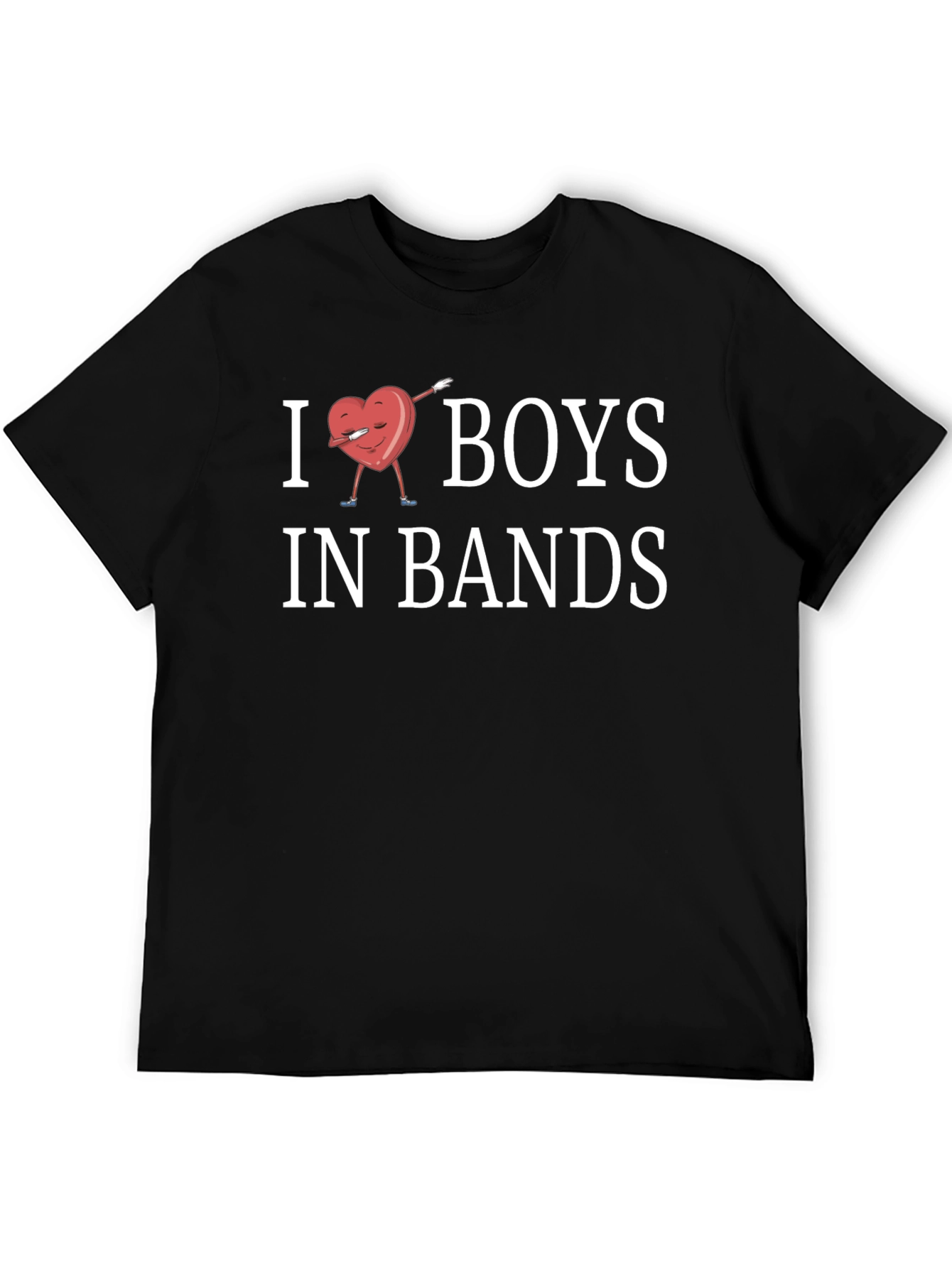 I Heart Boys in Bands Novelty T-Shirt