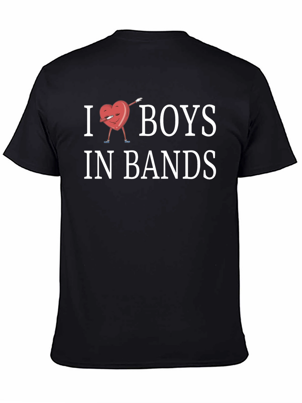 I Heart Boys in Bands Novelty T-Shirt