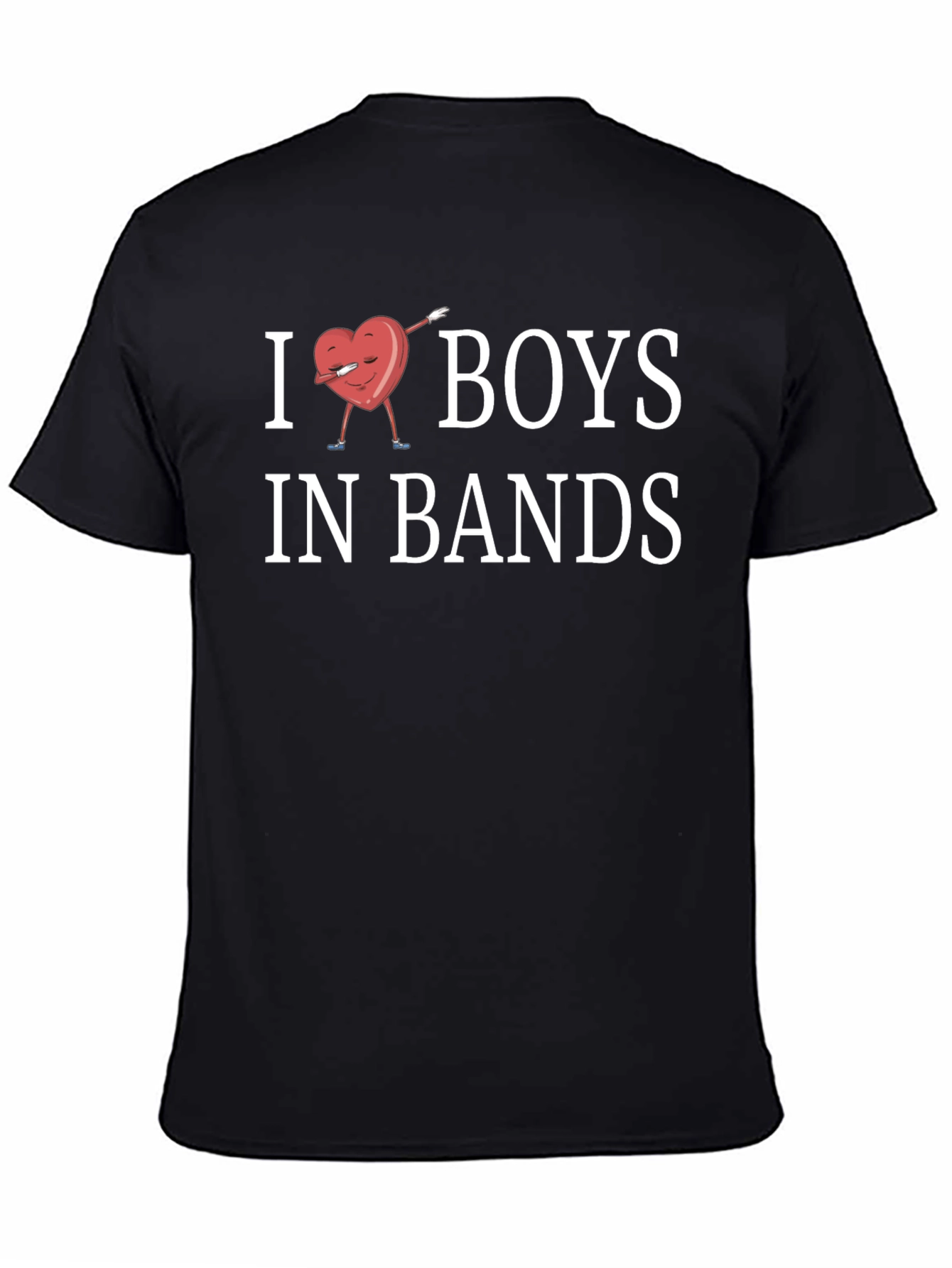 I Heart Boys in Bands Novelty T-Shirt