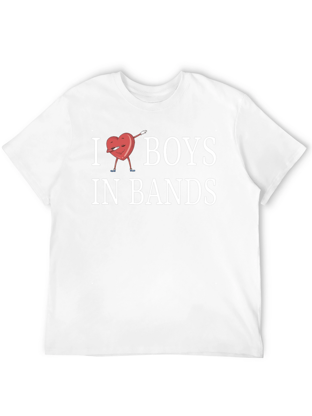 I Heart Boys in Bands Novelty T-Shirt