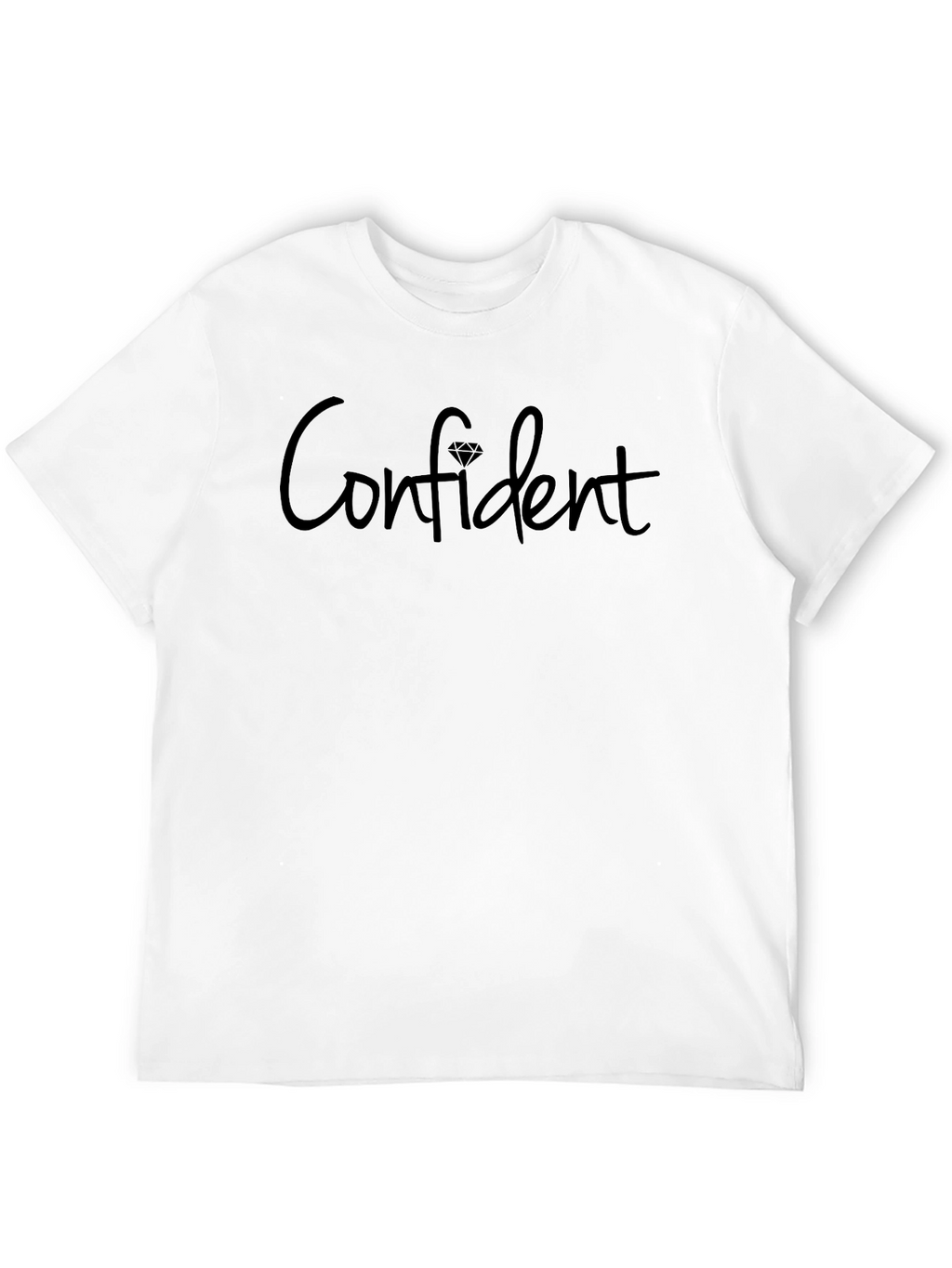 Confident Graphic Tee - Black Unisex T-Shirt