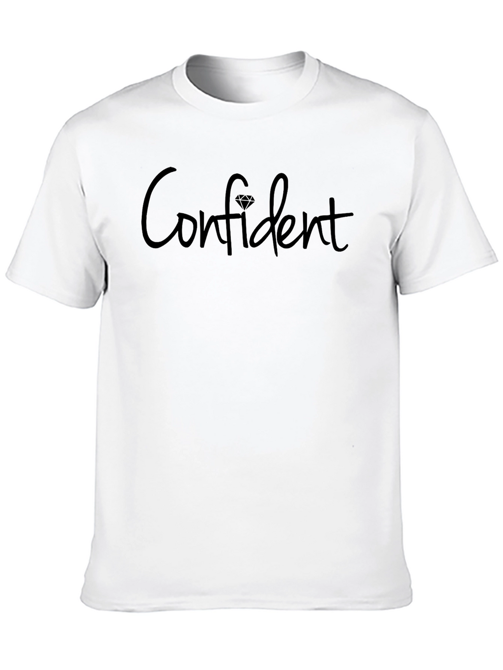 Confident Graphic Tee - Black Unisex T-Shirt
