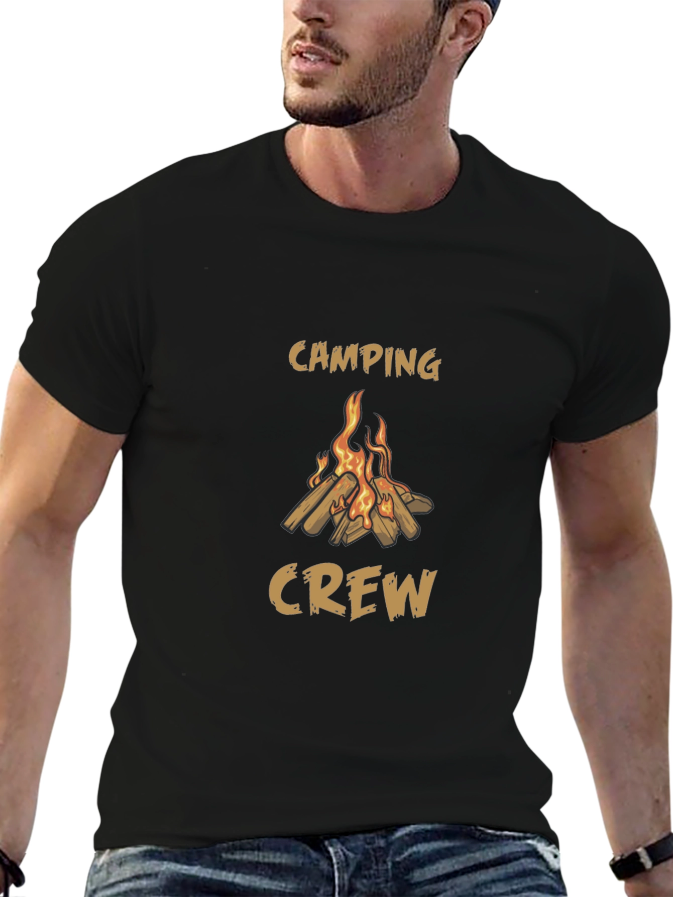 Camping Crew Graphic T-Shirt
