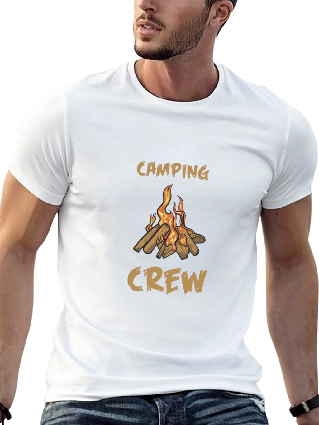 Camping Crew Graphic T-Shirt