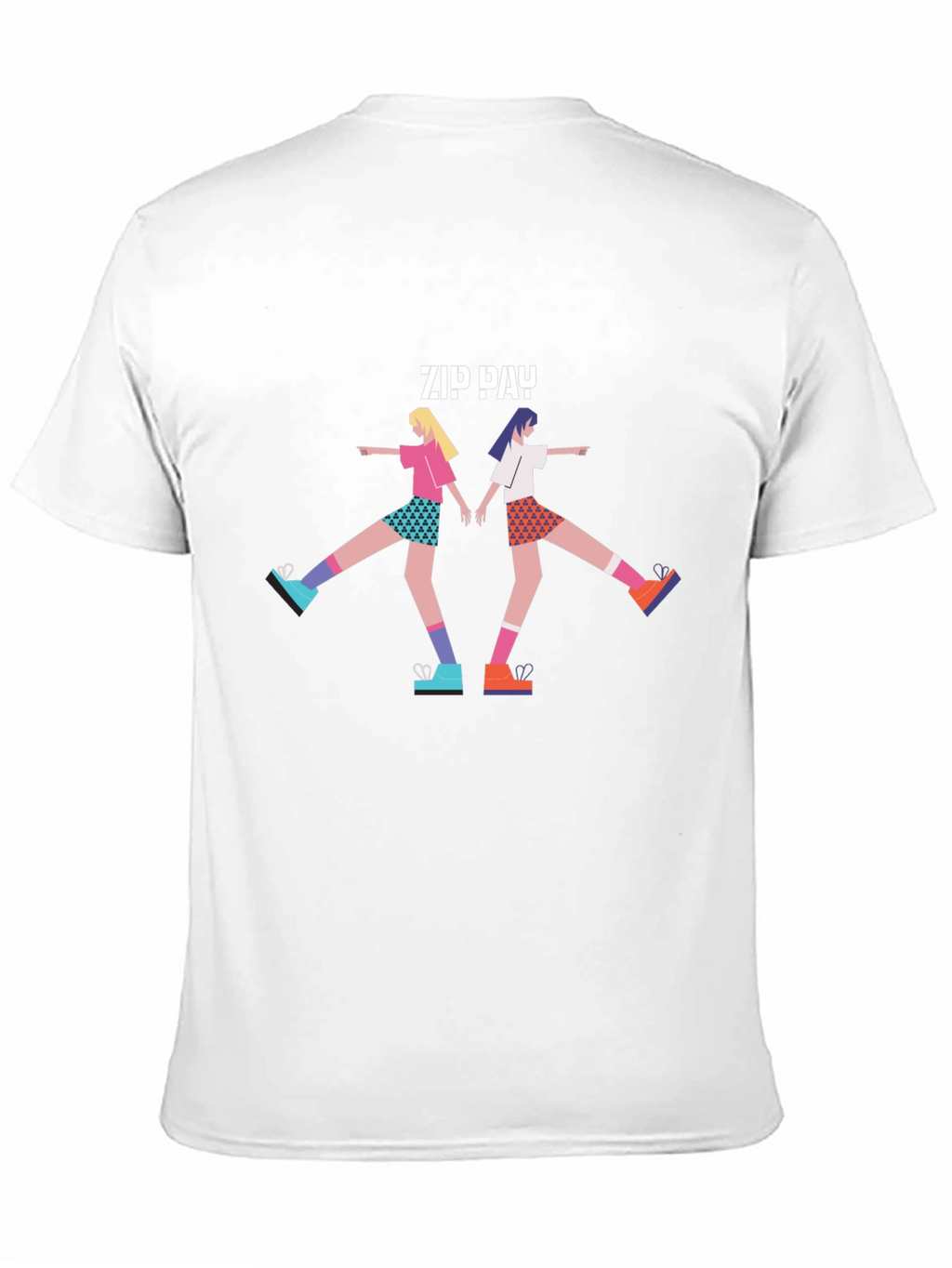 Zip Pay Graphic Black T-Shirt