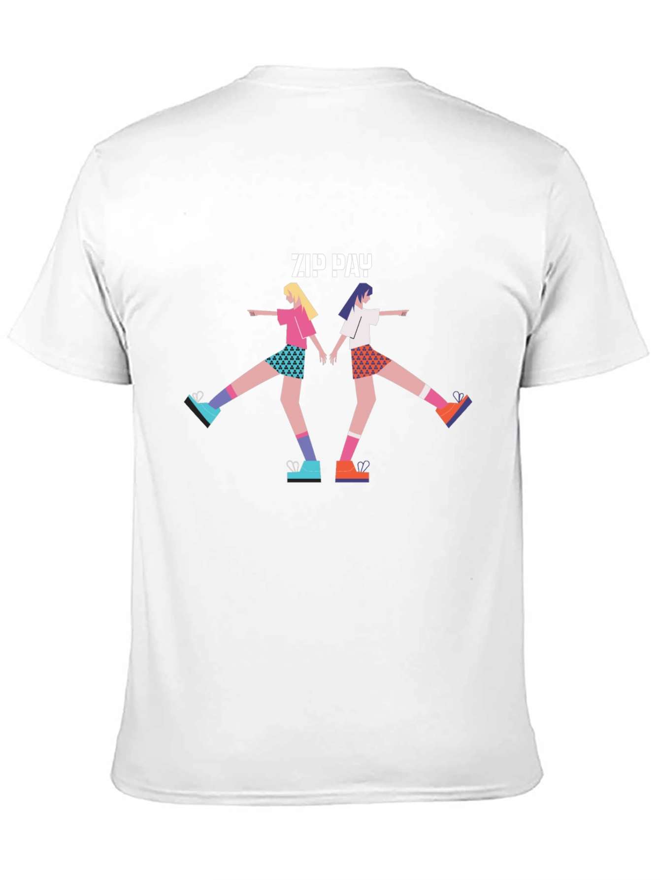 Zip Pay Graphic Black T-Shirt