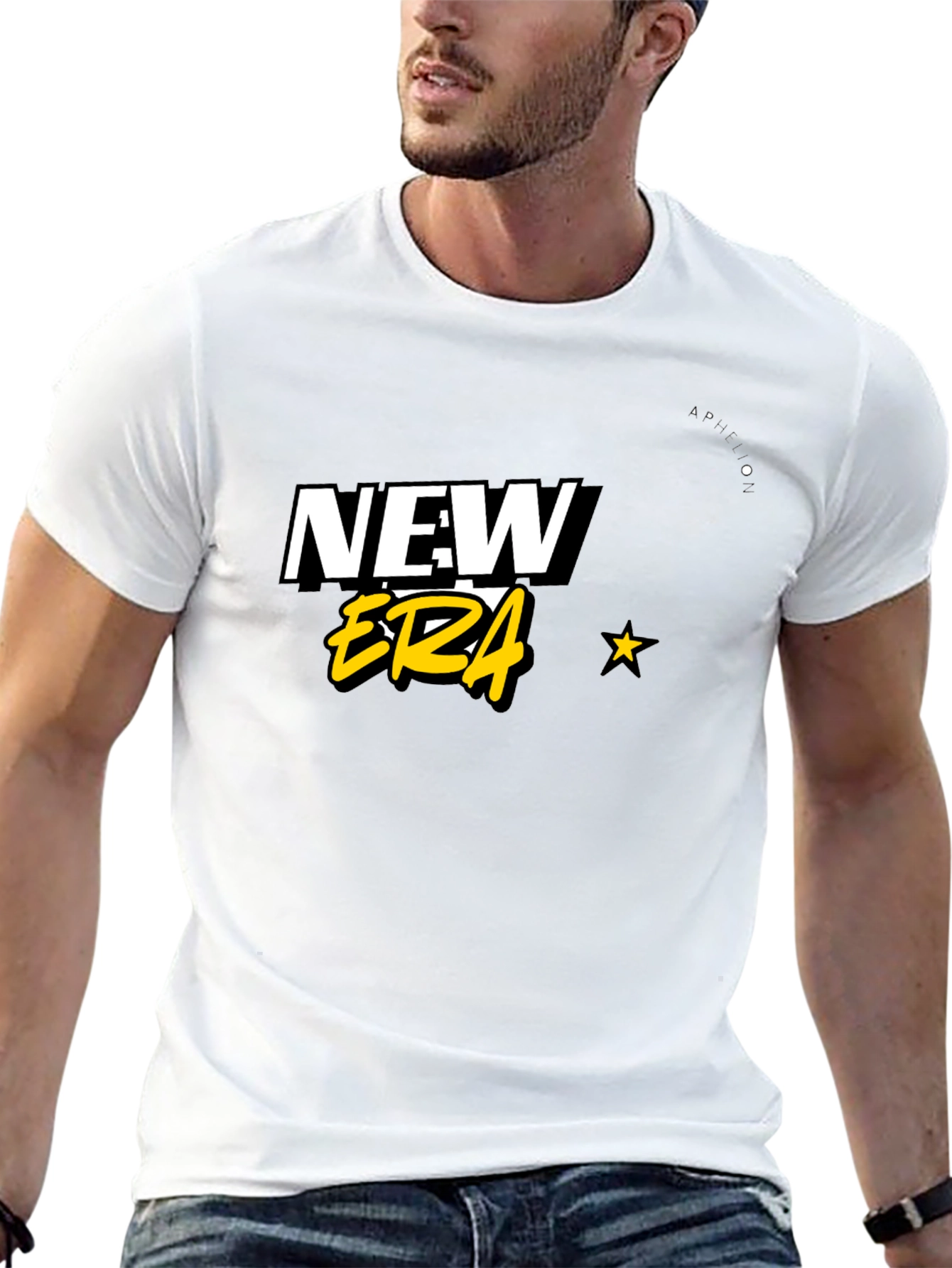 New Era Graphic Tee - Modern Style Black T-Shirt