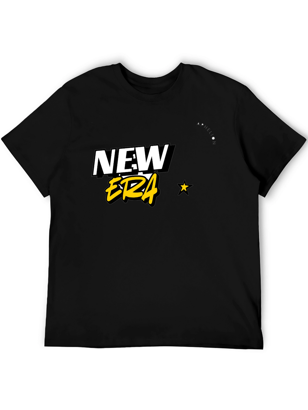 New Era Graphic Tee - Modern Style Black T-Shirt