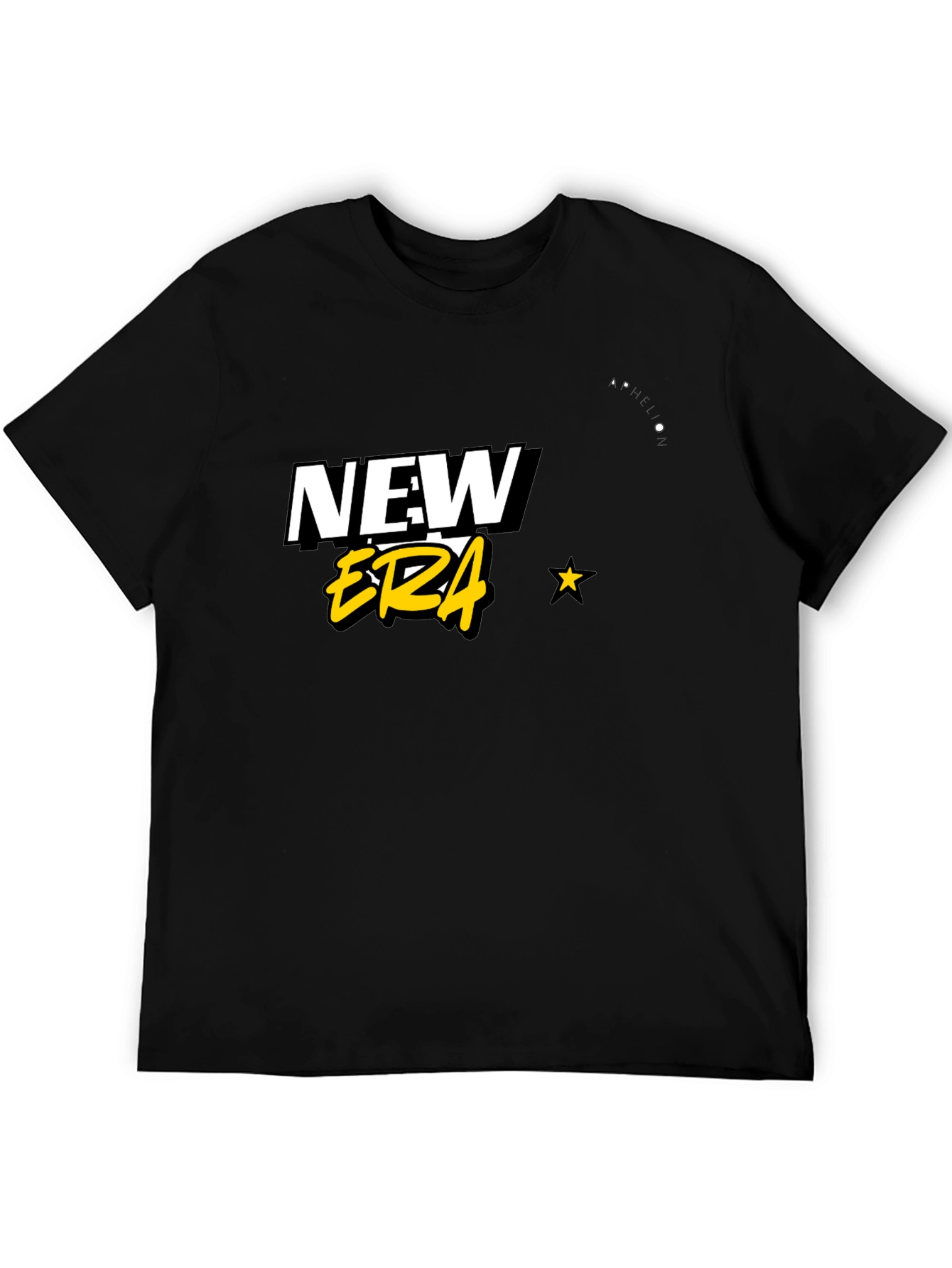 New Era Graphic Tee - Modern Style Black T-Shirt