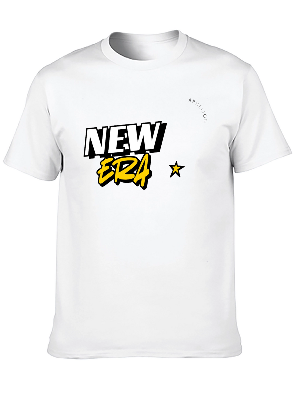 New Era Graphic Tee - Modern Style Black T-Shirt