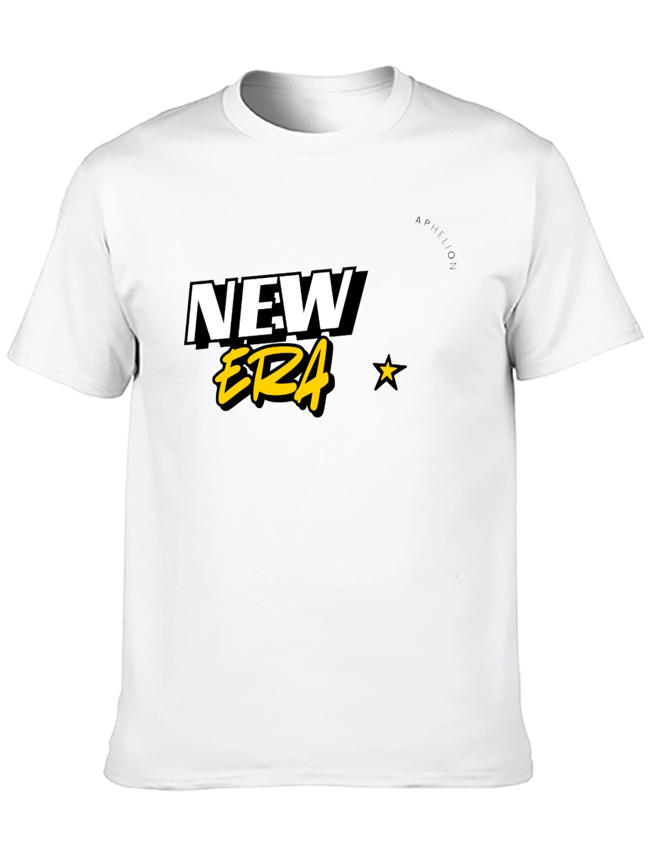 New Era Graphic Tee - Modern Style Black T-Shirt