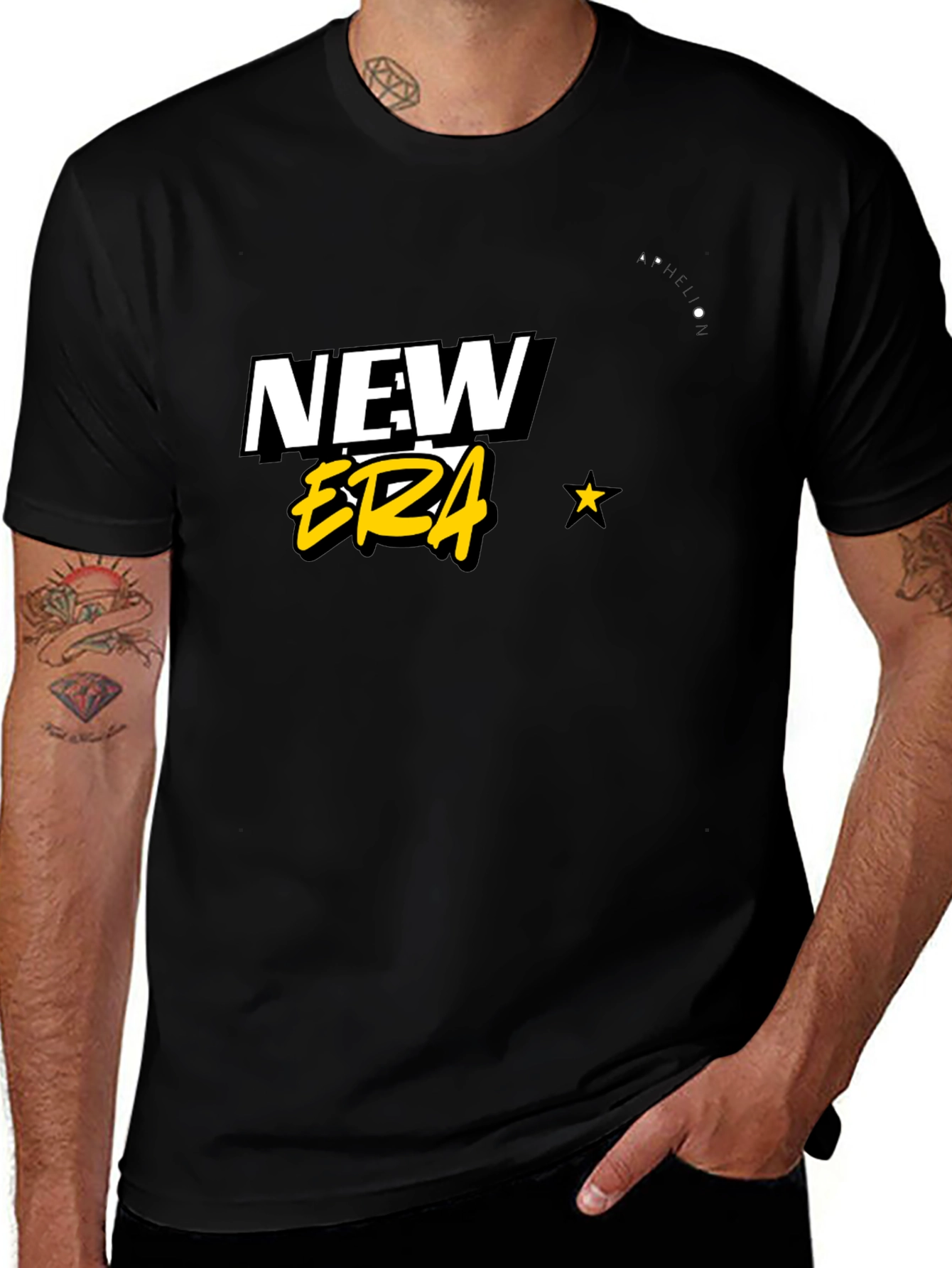 New Era Graphic Tee - Modern Style Black T-Shirt