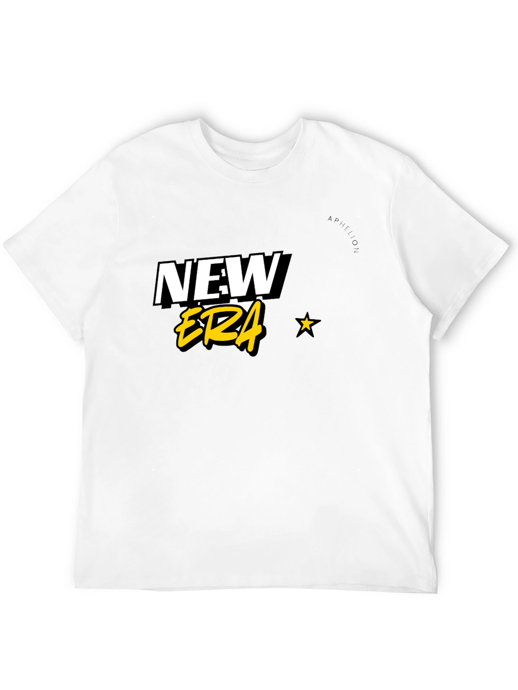 New Era Graphic Tee - Modern Style Black T-Shirt