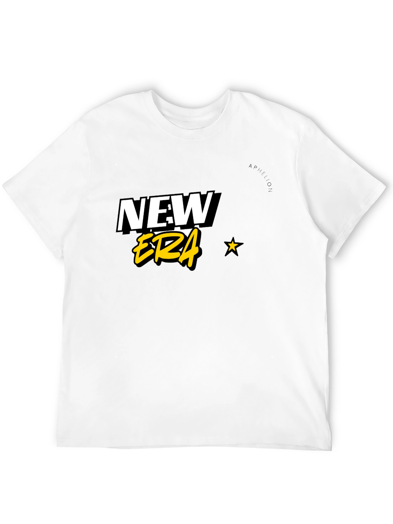 New Era Graphic Tee - Modern Style Black T-Shirt