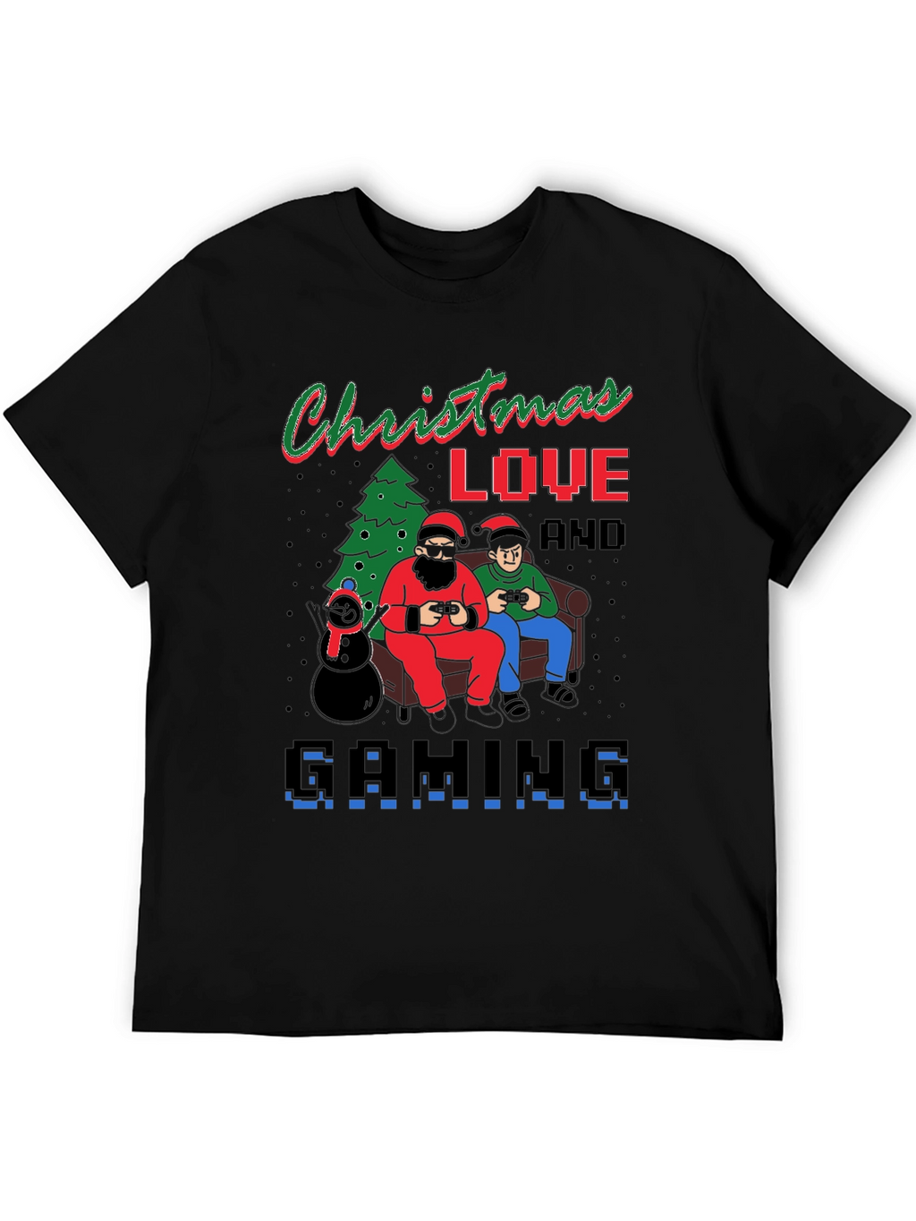 Christmas Love & Gaming T-Shirt