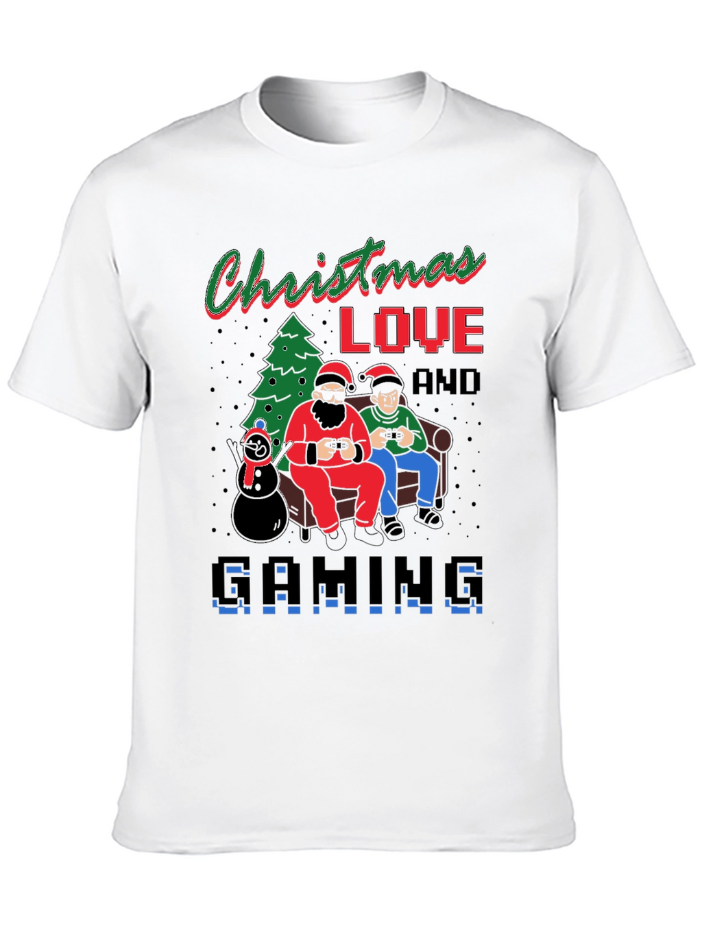 Christmas Love & Gaming T-Shirt