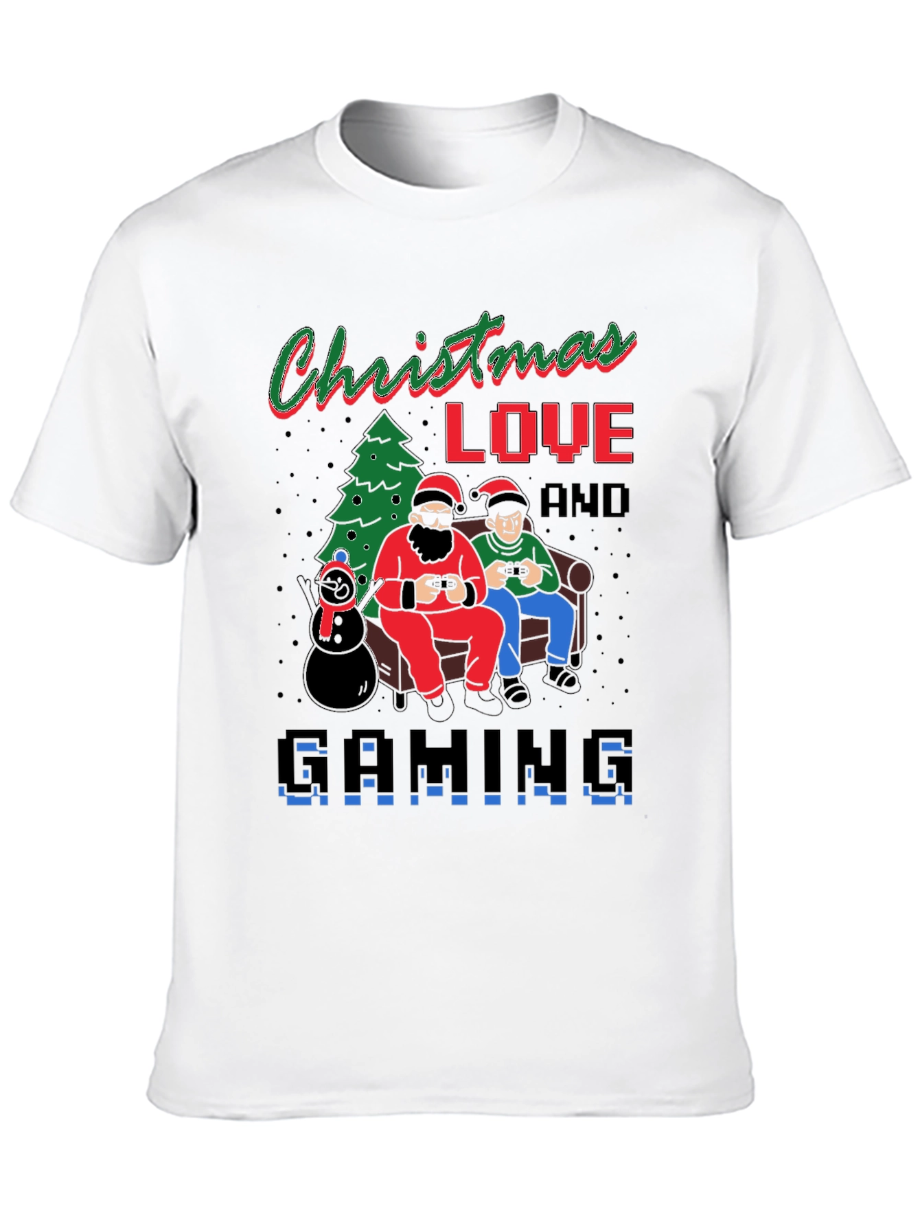 Christmas Love & Gaming T-Shirt