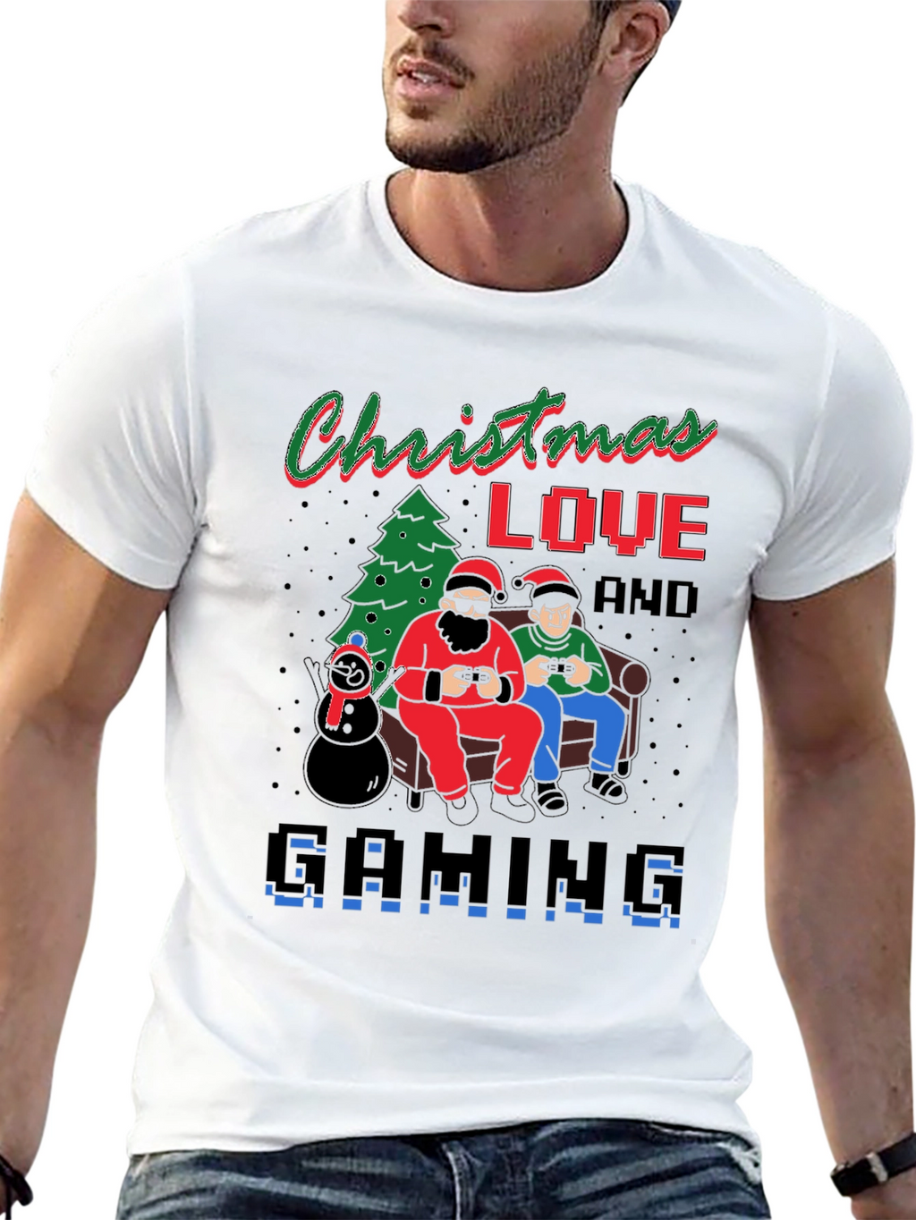 Christmas Love & Gaming T-Shirt