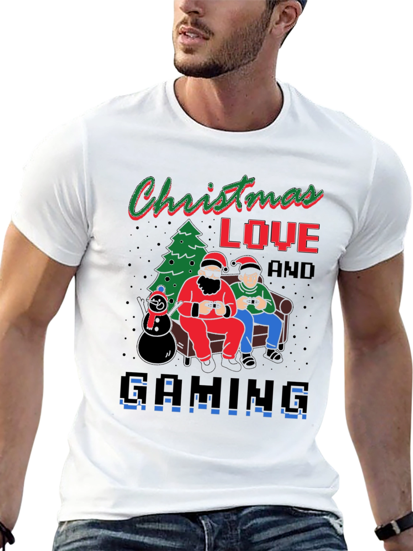 Christmas Love & Gaming T-Shirt