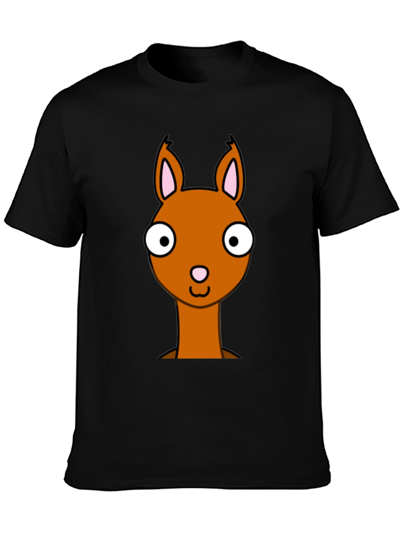 Cartoon Llama Graphic Tee - Funny Animal T-Shirt