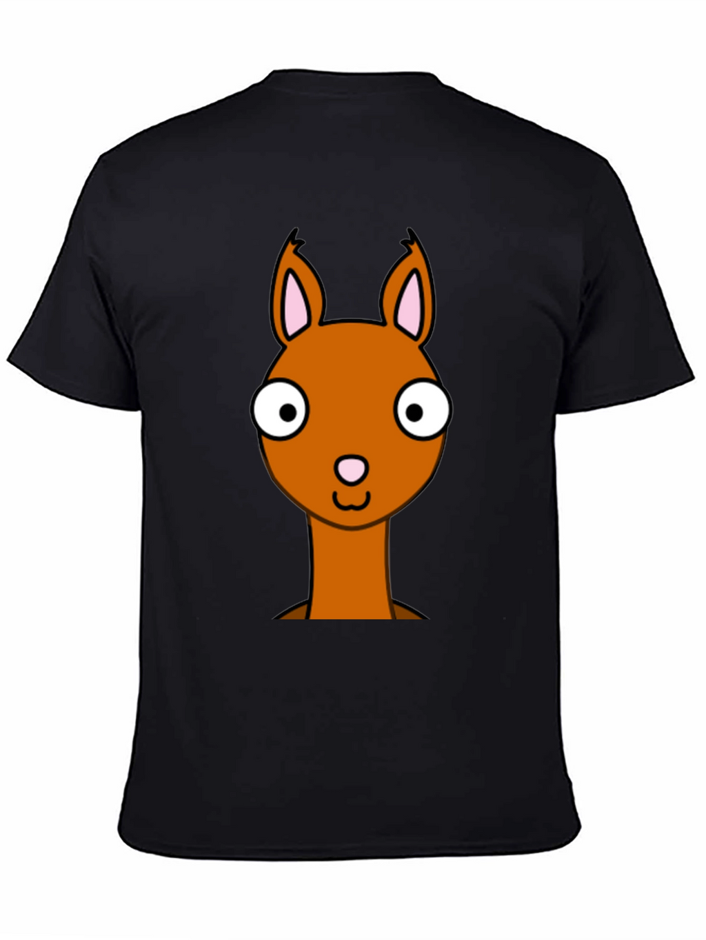 Cartoon Llama Graphic Tee - Funny Animal T-Shirt