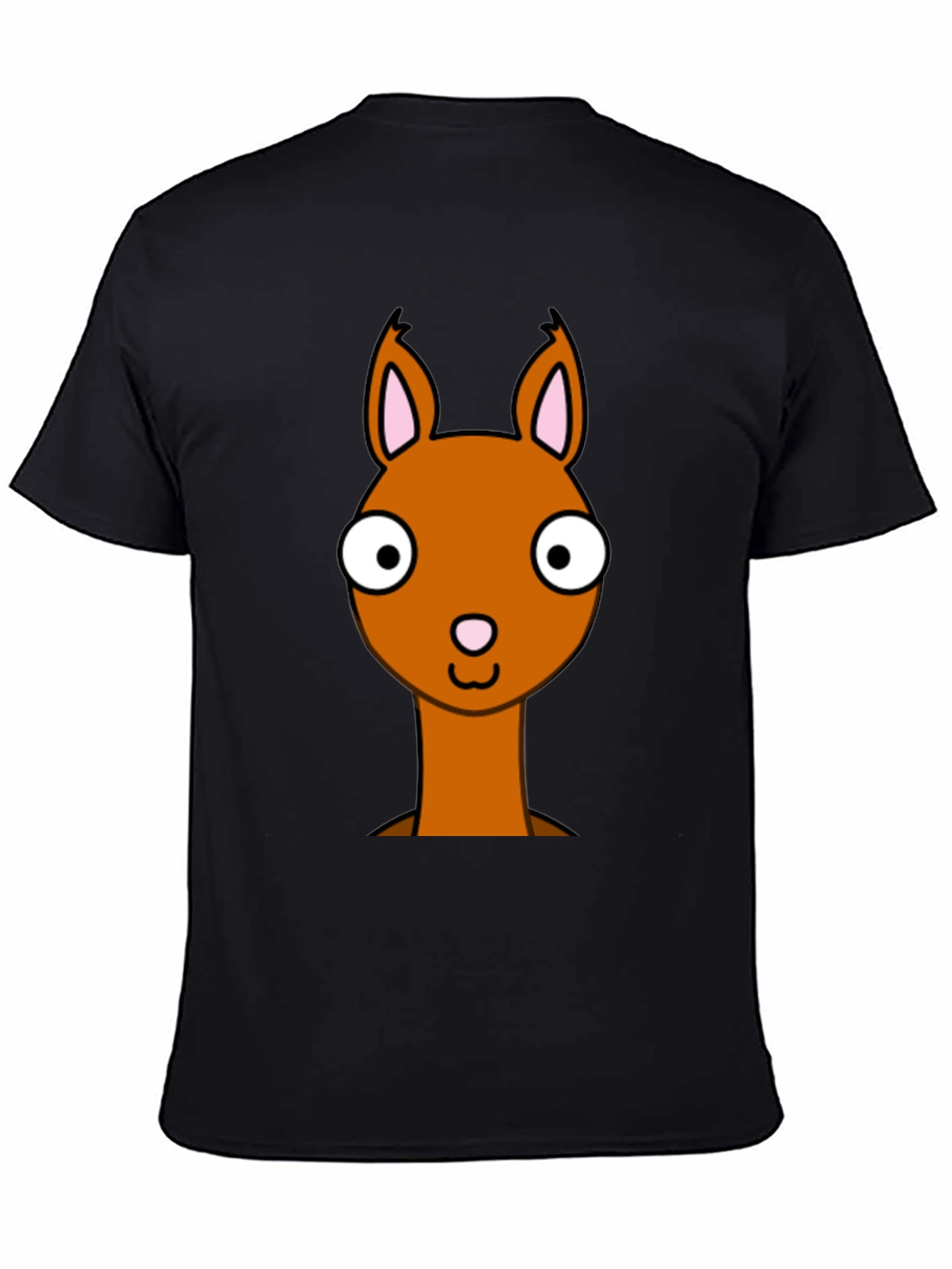 Cartoon Llama Graphic Tee - Funny Animal T-Shirt