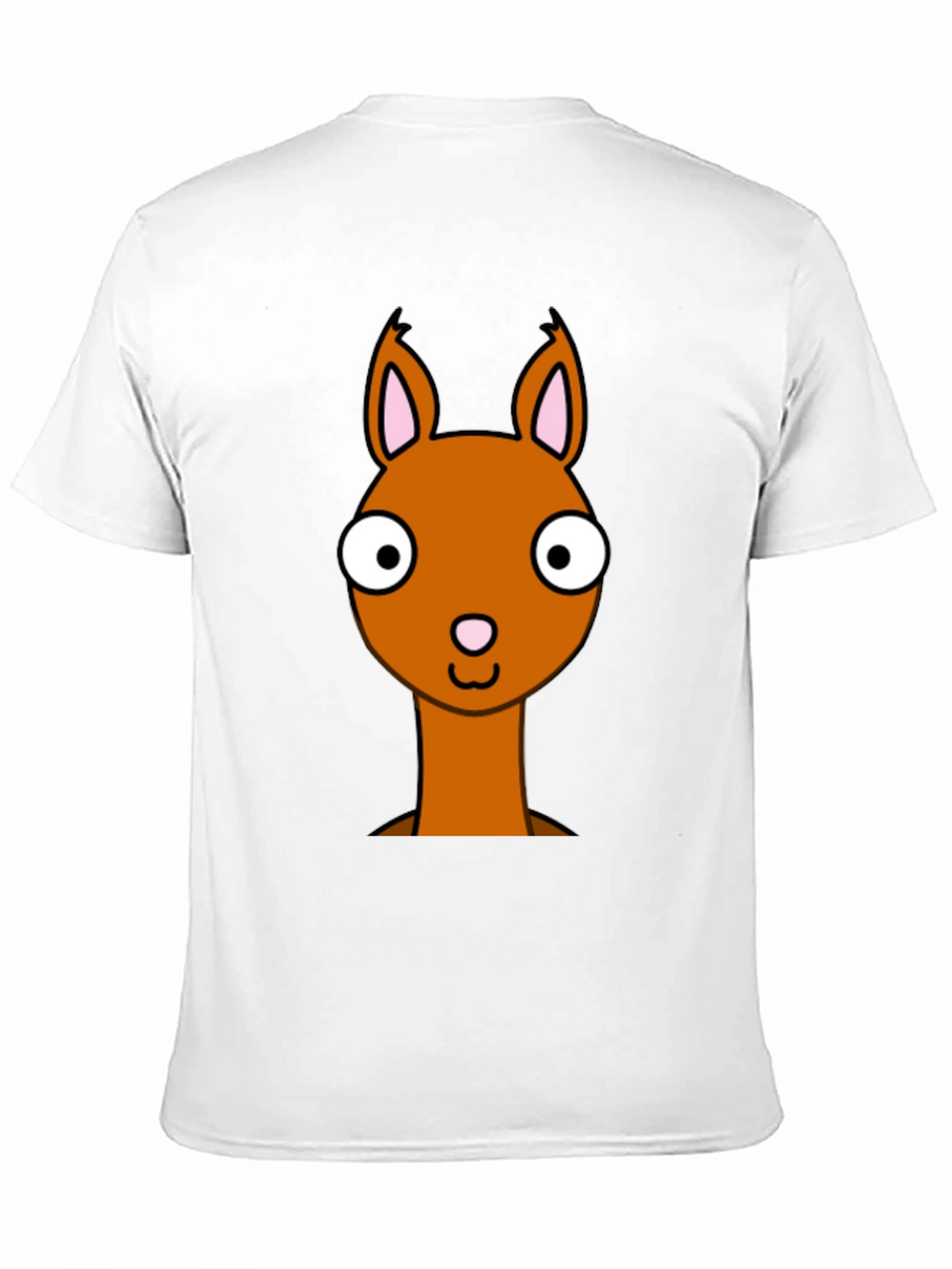 Cartoon Llama Graphic Tee - Funny Animal T-Shirt