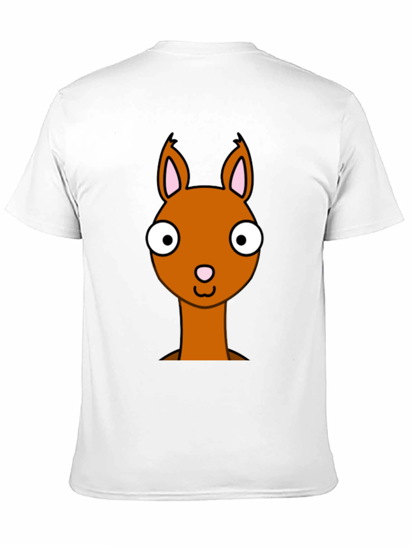 Cartoon Llama Graphic Tee - Funny Animal T-Shirt