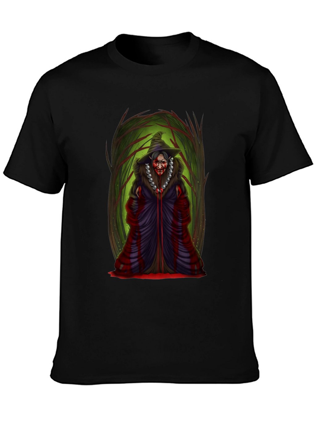 Witch Graphic Tee - Spooky Season Shirt
