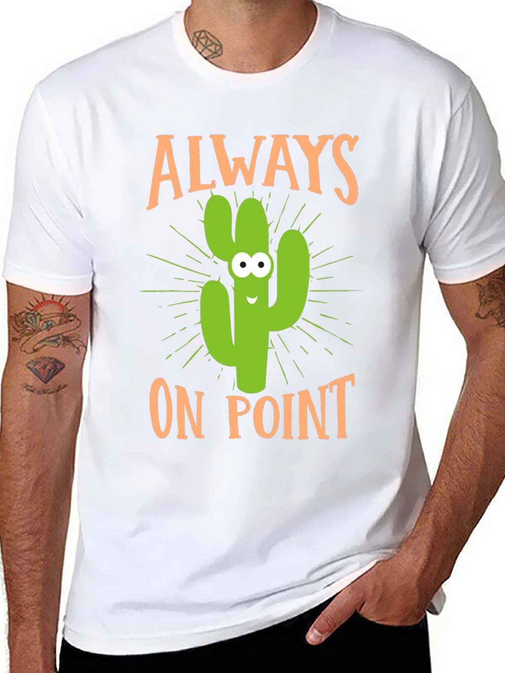Always On Point Cactus Graphic Tee