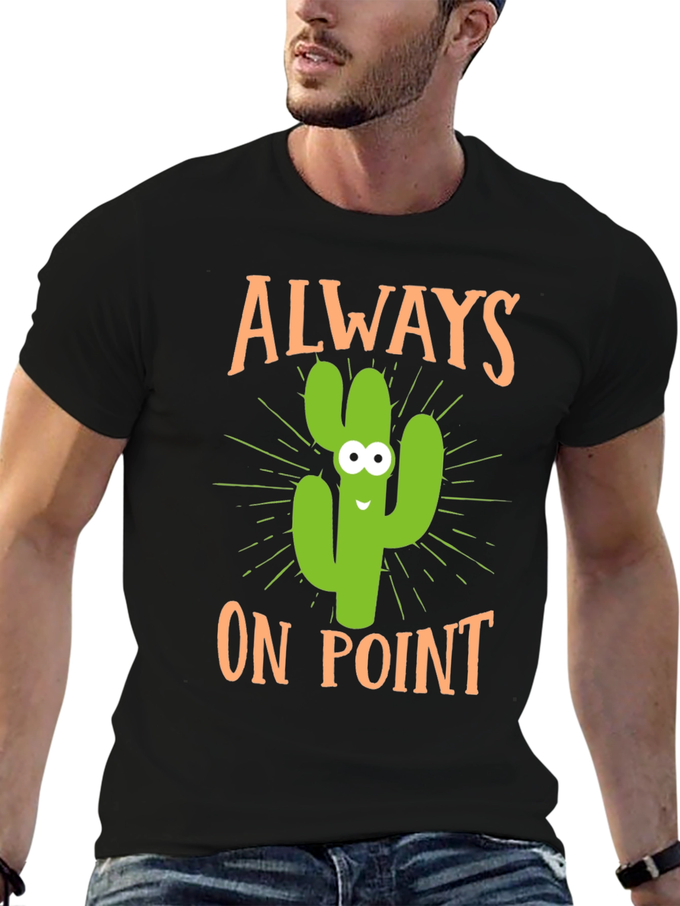 Always On Point Cactus Graphic Tee