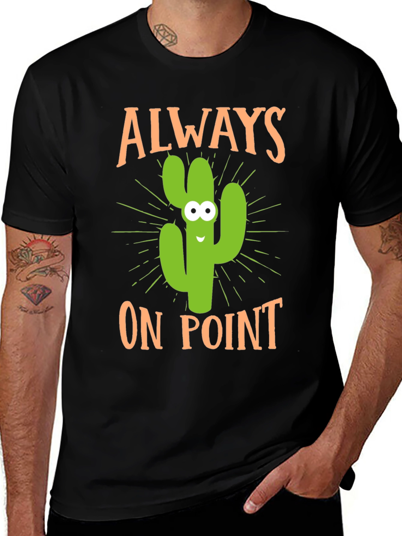 Always On Point Cactus Graphic Tee