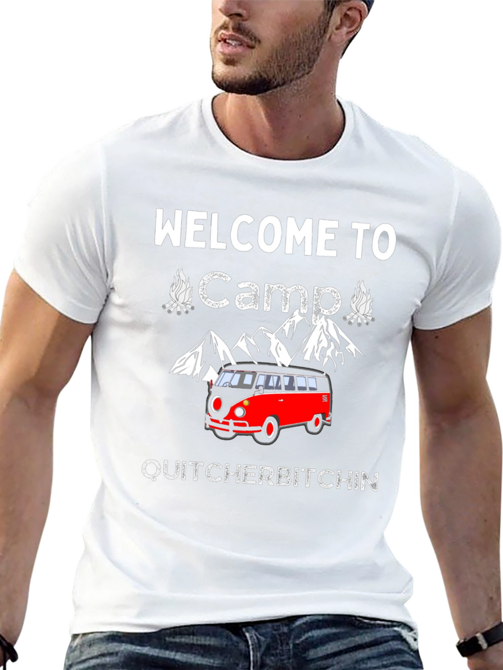 Welcome to Camp Funny Graphic T-Shirt
