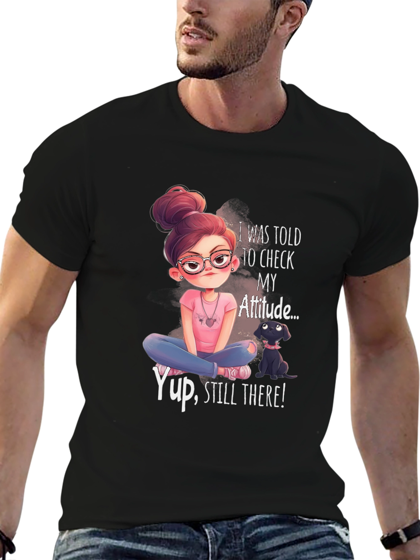 Attitude T-Shirt - Sassy Graphic Tee for Women