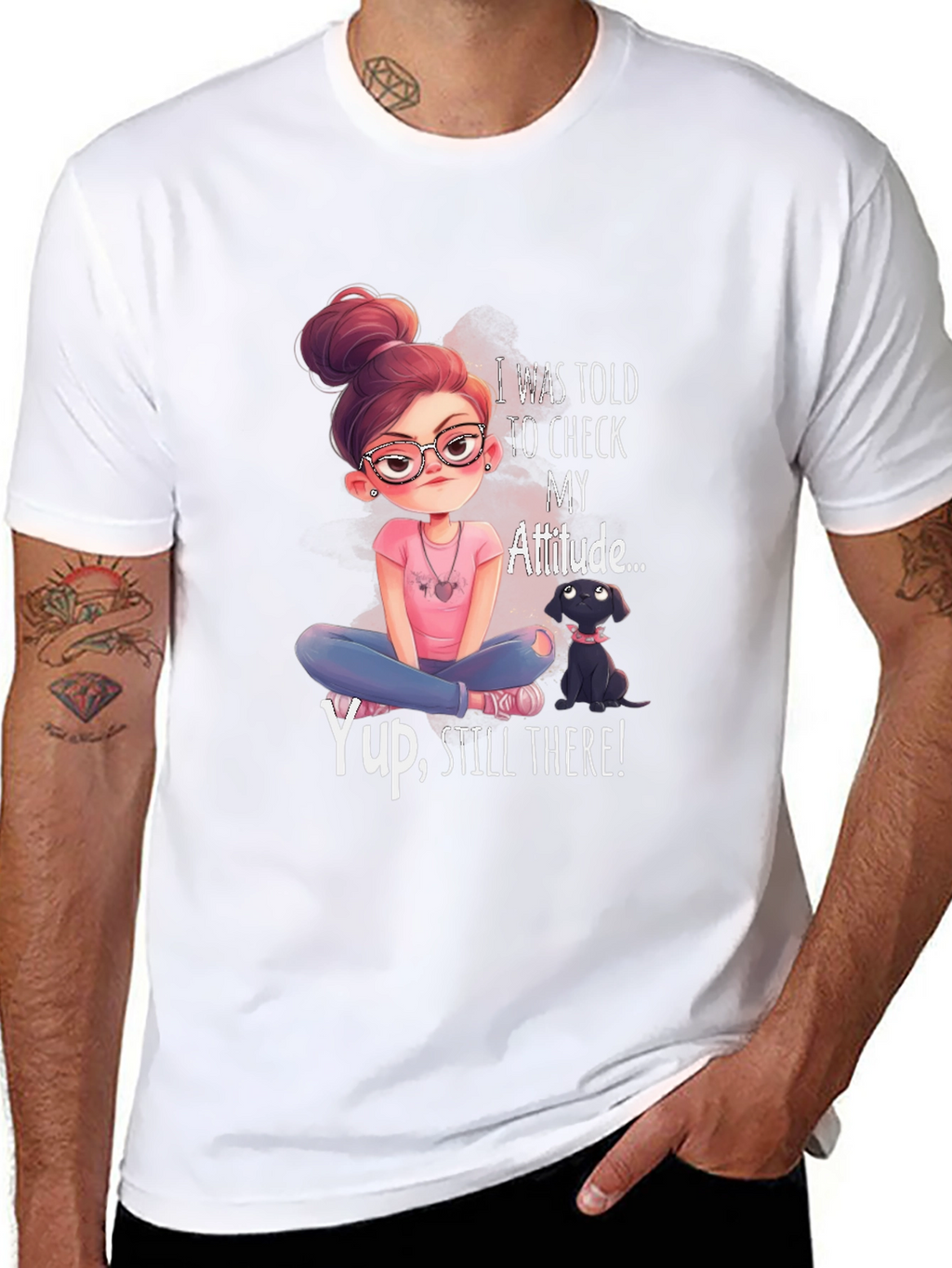 Attitude T-Shirt - Sassy Graphic Tee for Women