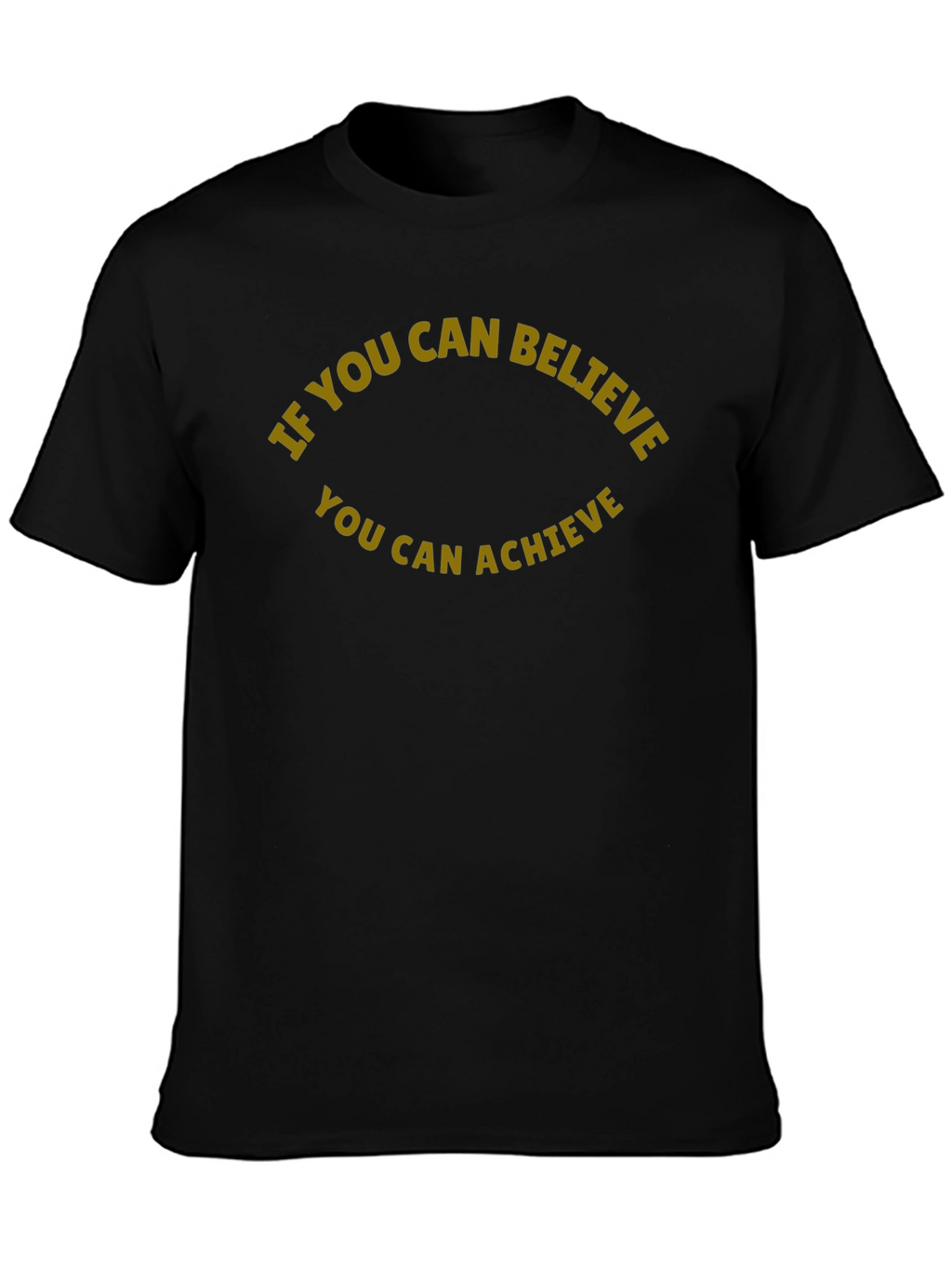 Believe Achieve Black T-Shirt