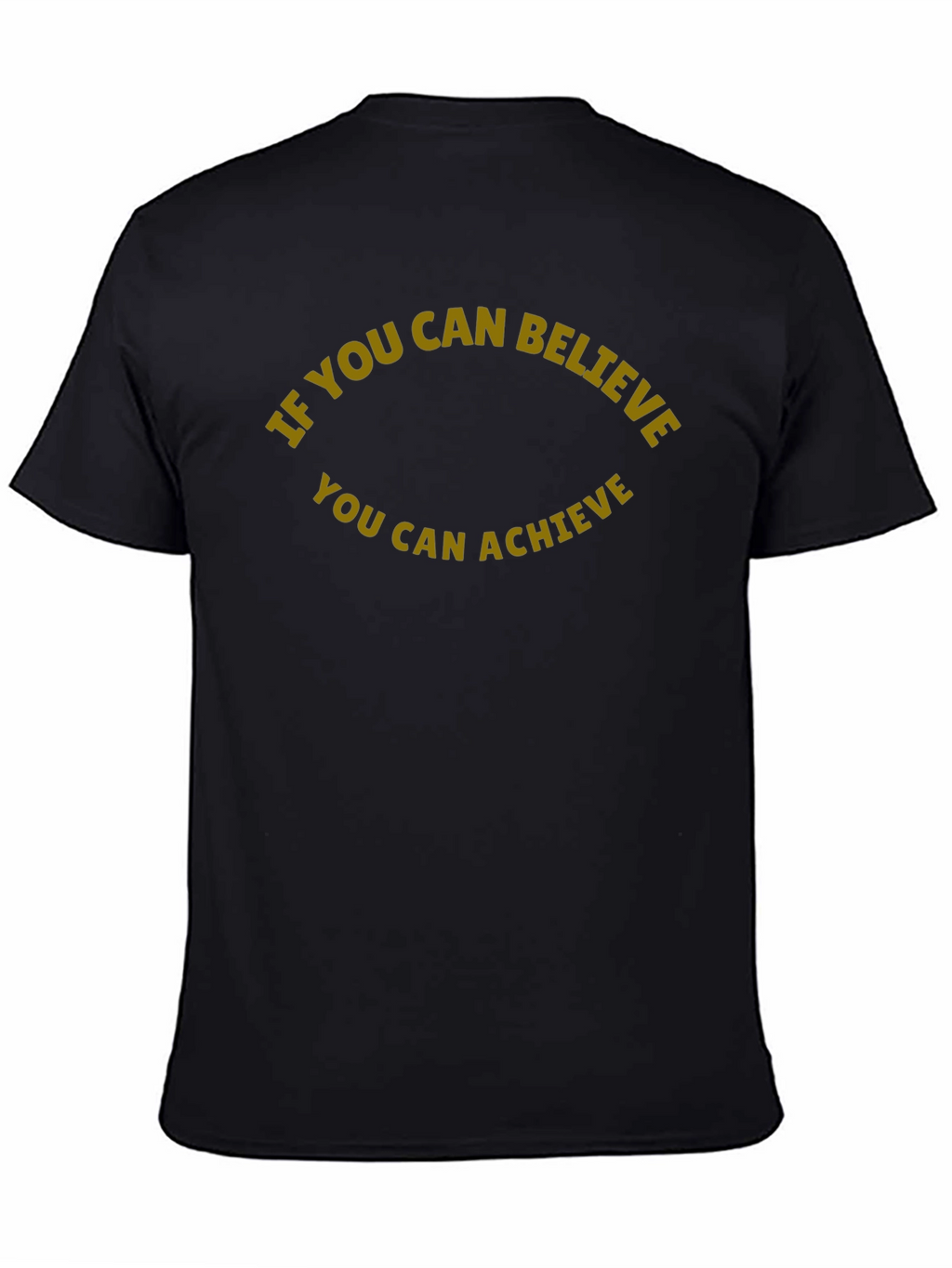 Believe Achieve Black T-Shirt