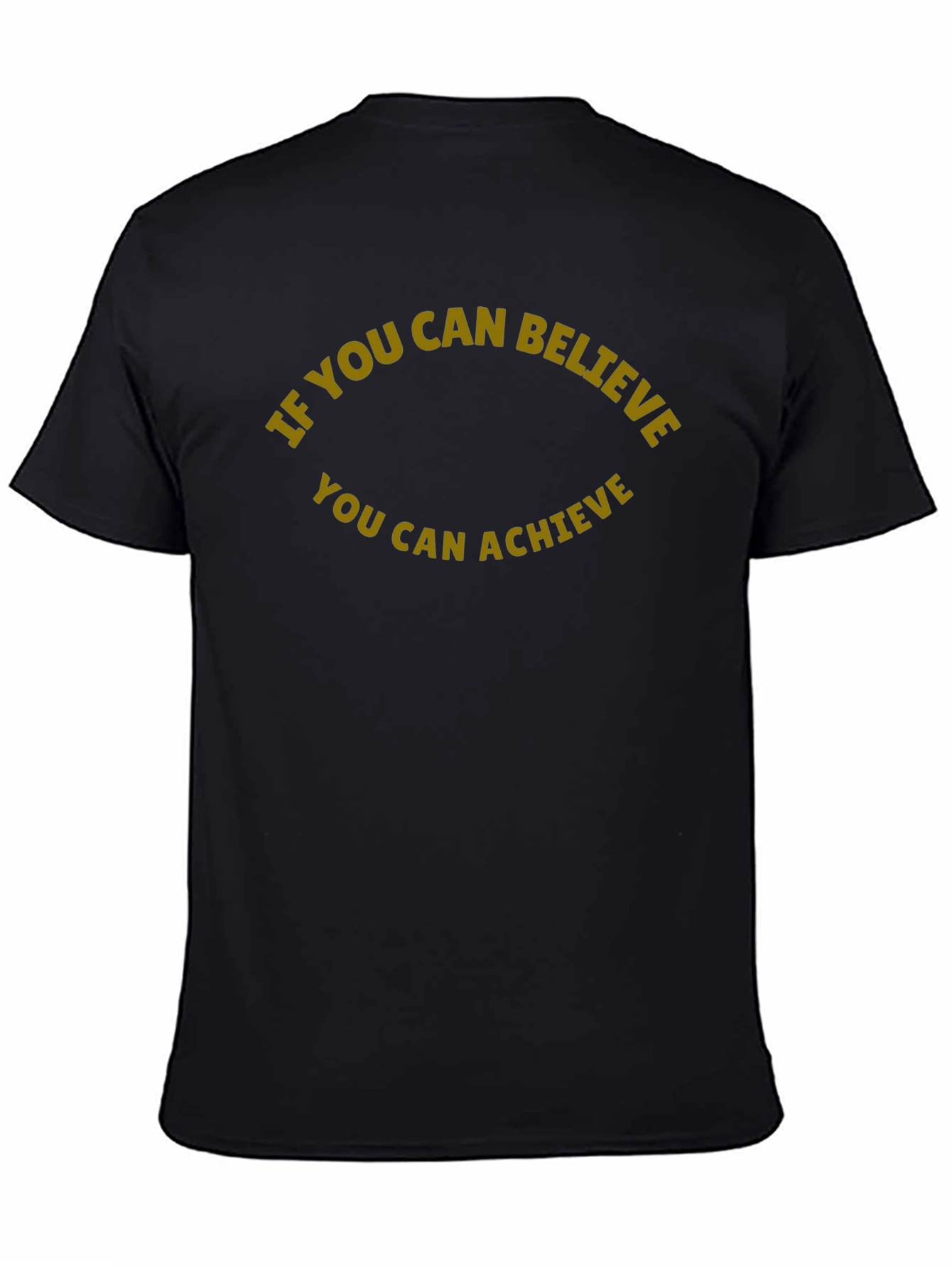 Believe Achieve Black T-Shirt