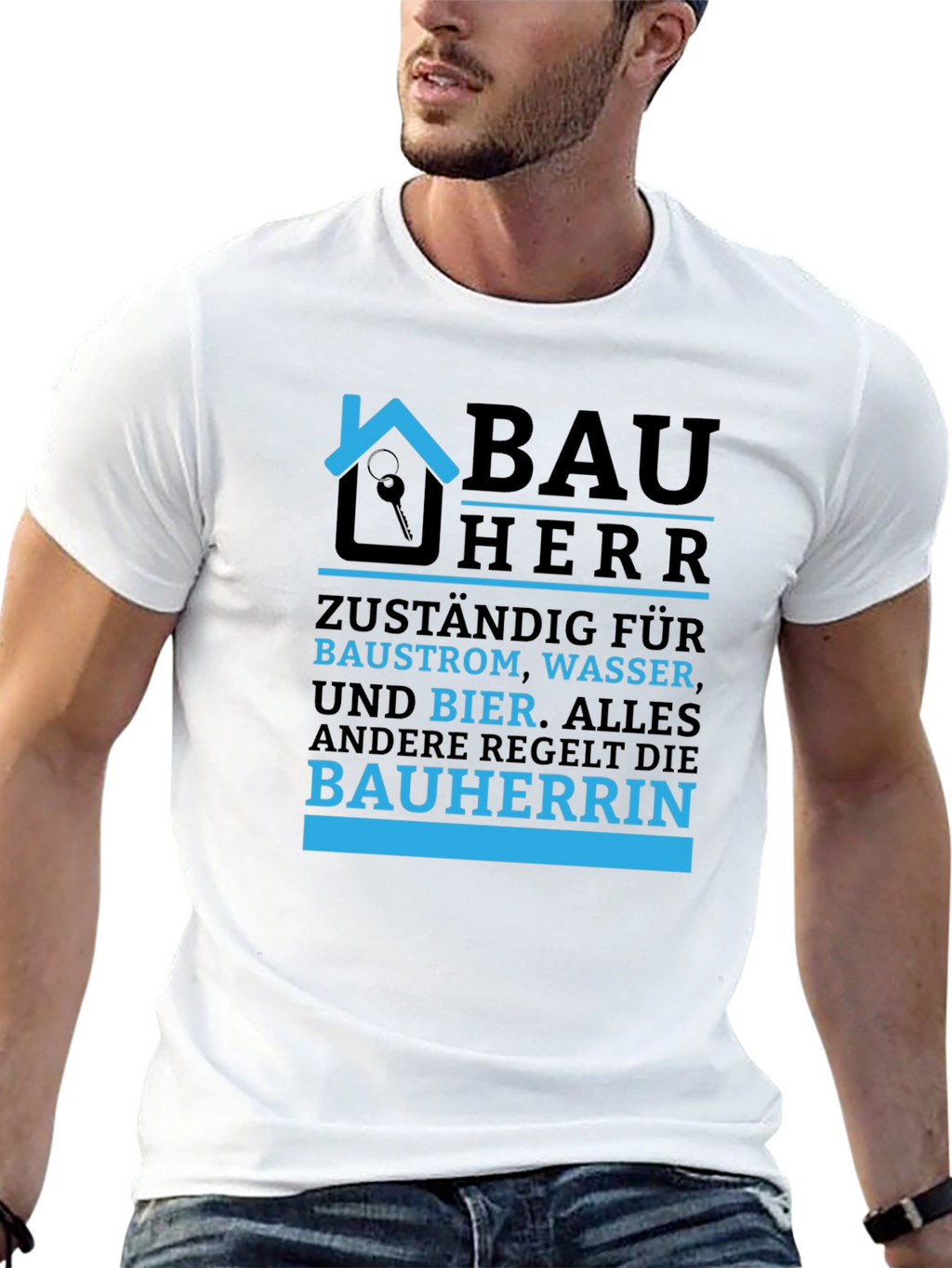 Bauherr Graphic Tee - Building & Beer T-Shirt
