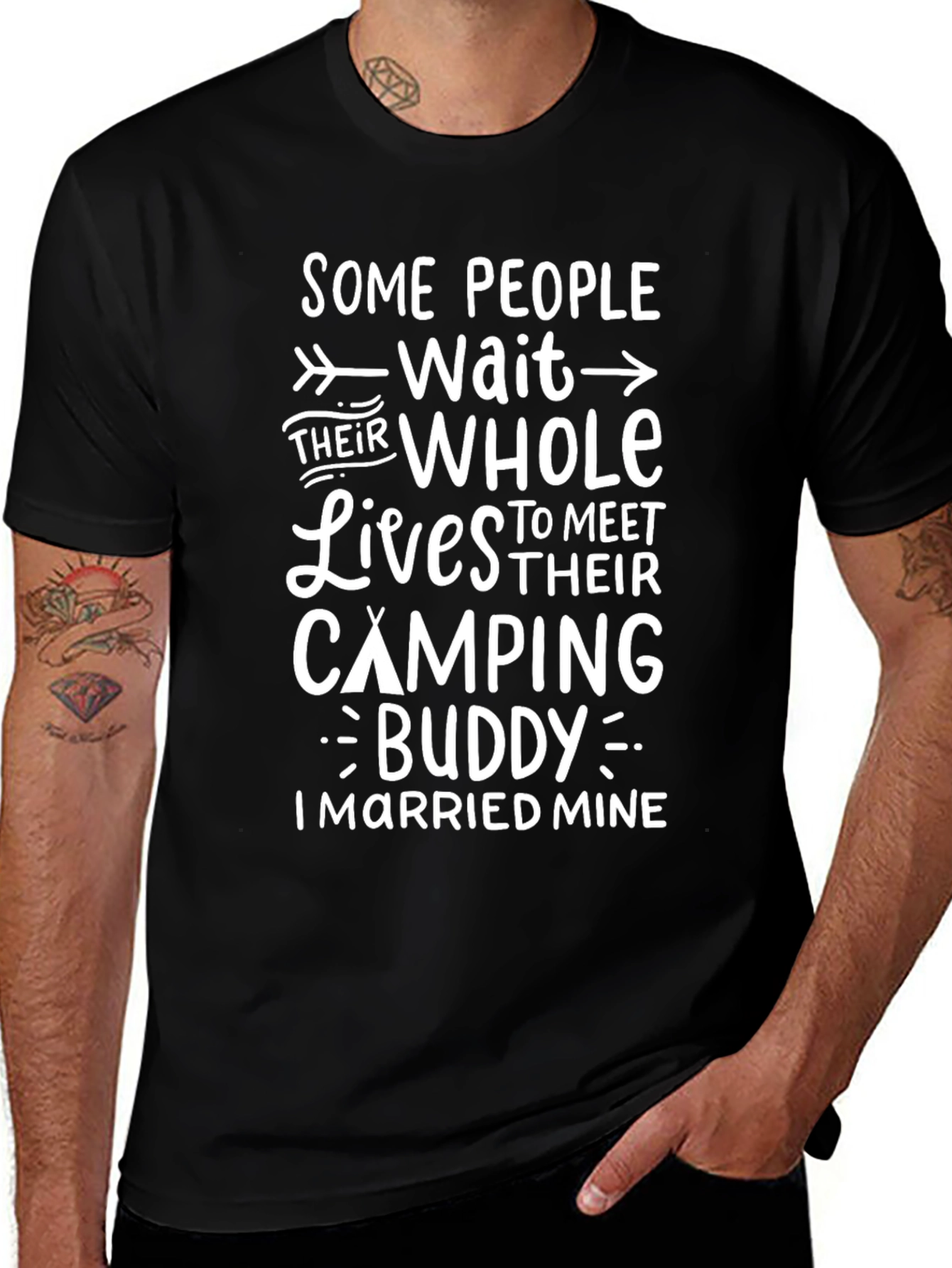 Camping Buddy Married Mine T-Shirt