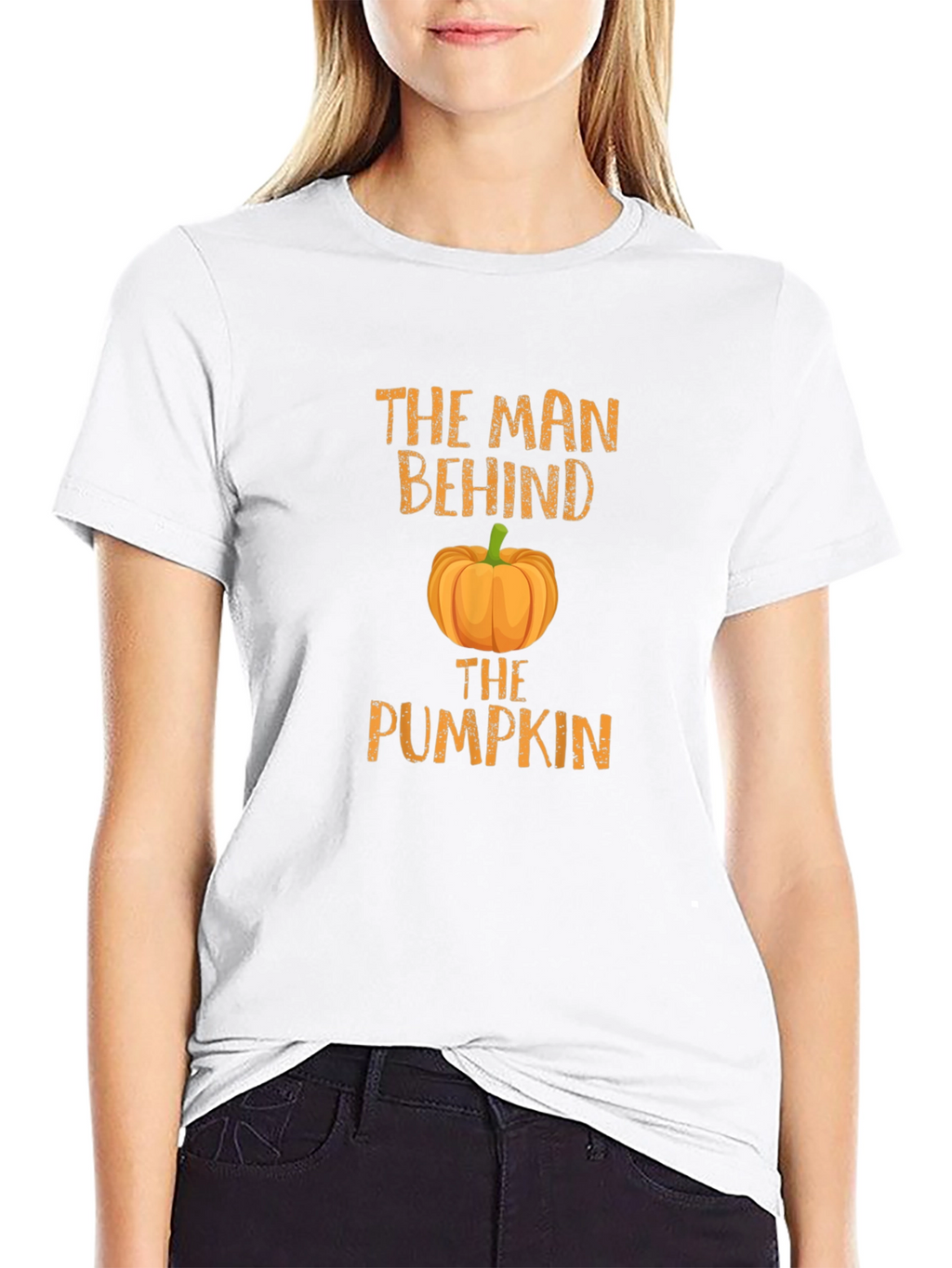 The Man Behind the Pumpkin T-Shirt